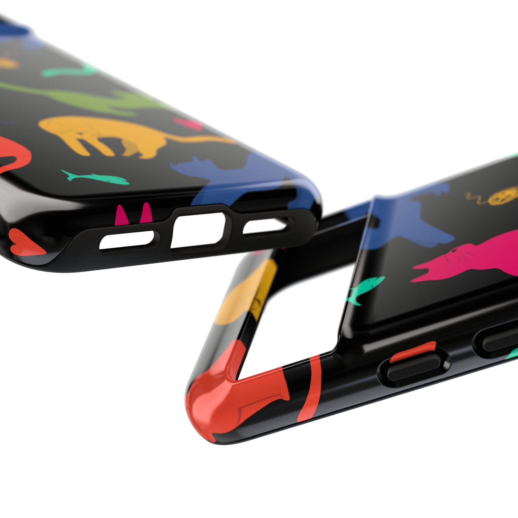 Colorful Cat Phone Case - Fun Pet Lover Accessory, Paw-some Gift for Cat Owners, Colorful Protective Cover, Cute Animal Phone [...]