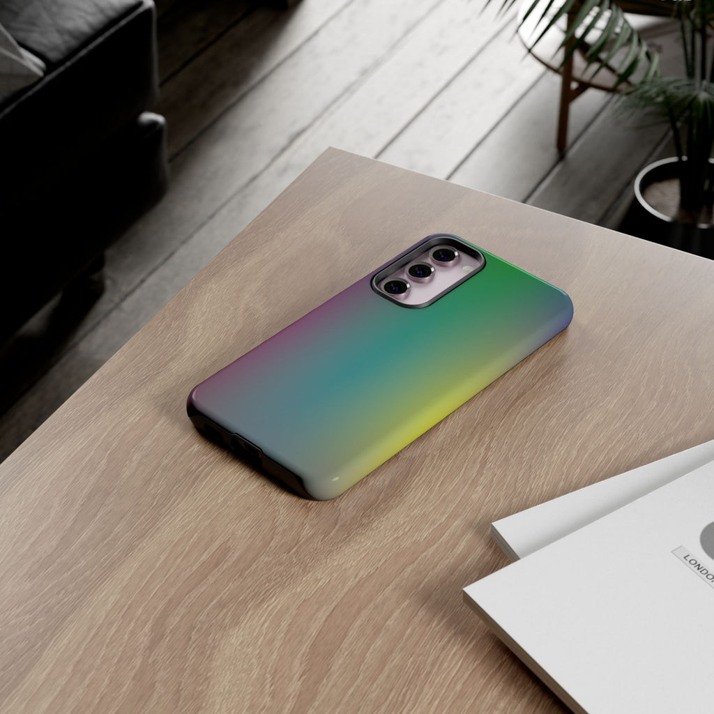 Gradient Phone Case, Tough Cases, Stylish Phone Protector, Unique Phone Cover, Gift for Tech Lovers, Colorful Phone Accessory