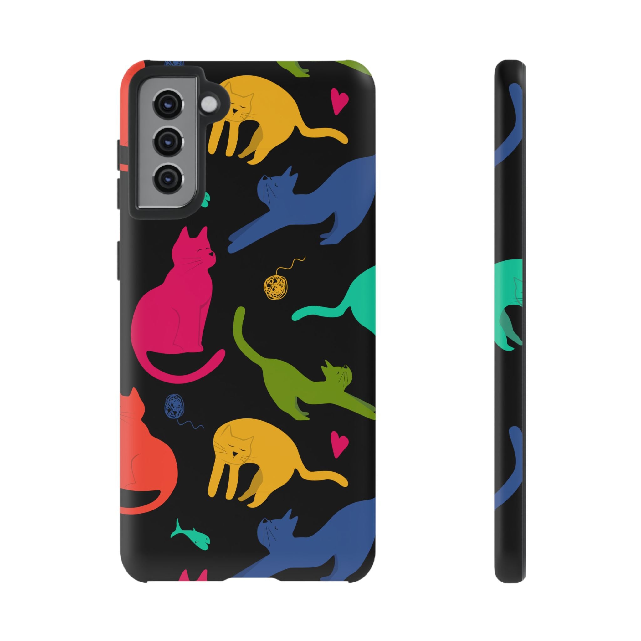 Colorful Cat Phone Case - Fun Pet Lover Accessory, Paw-some Gift for Cat Owners, Colorful Protective Cover, Cute Animal Phone [...]
