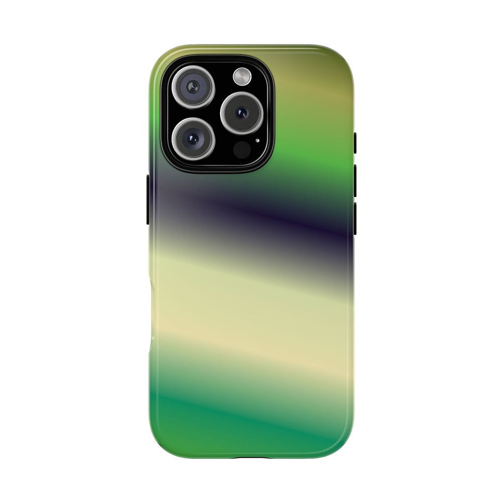 Gradient Phone Case - Tough Cases, Unique Cell Phone Cover, Stylish Tech Accessories, Green and Black Gradient, Perfect Gift