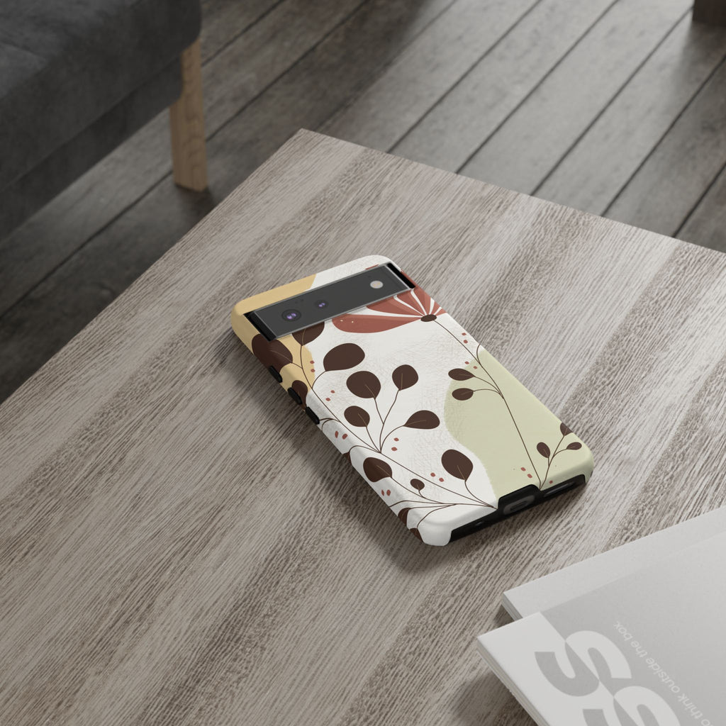 Floral Phone Case - Stylish Tough Cases for Women, Trendy Phone Cover, Gift for Her, Birthday Present, Everyday Use