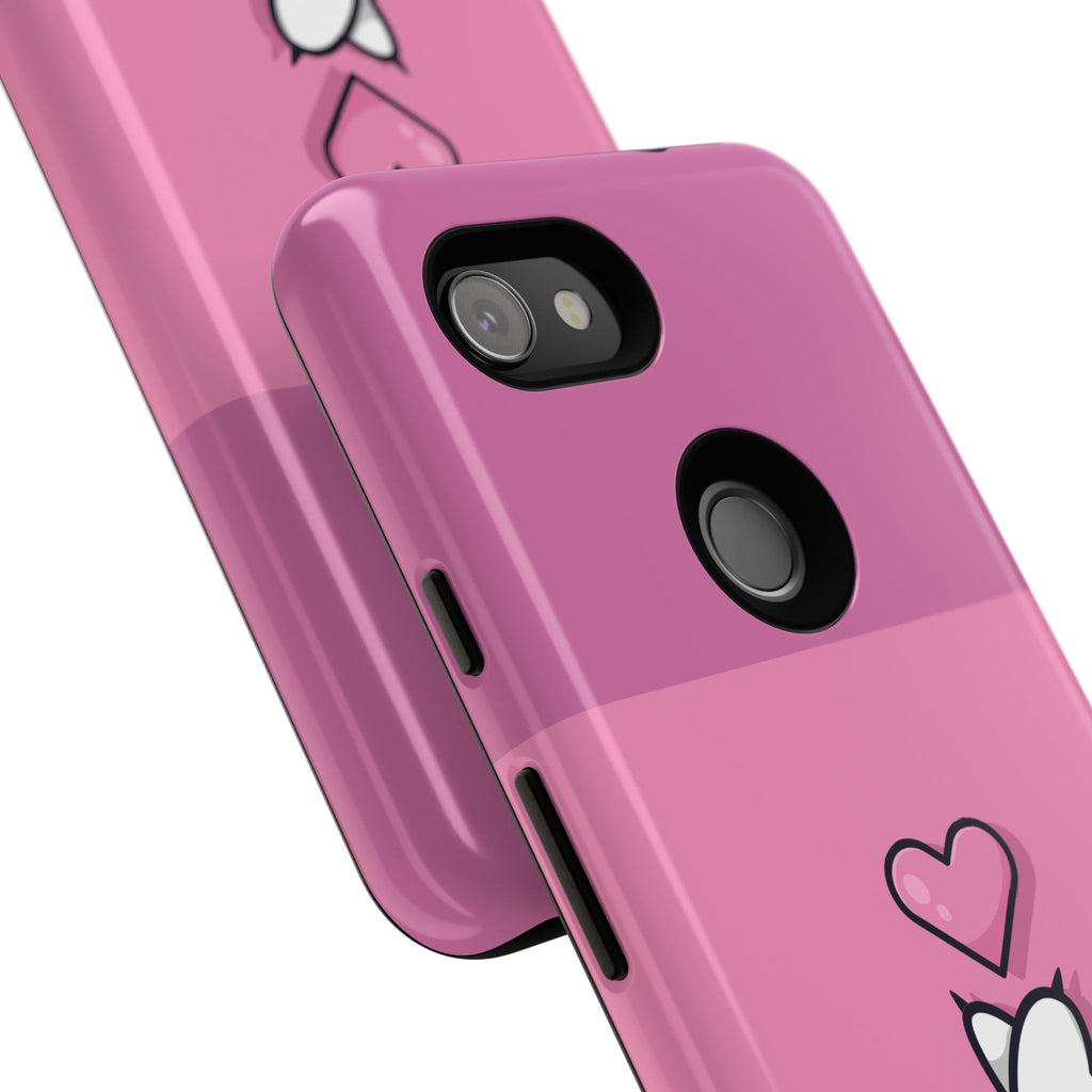 Cute Cat Paw Phone Case, Playful Pet Lover Gift, Animal Print Phone Cover, Heart Design Case, Fun Feminine Case, Kawaii Style