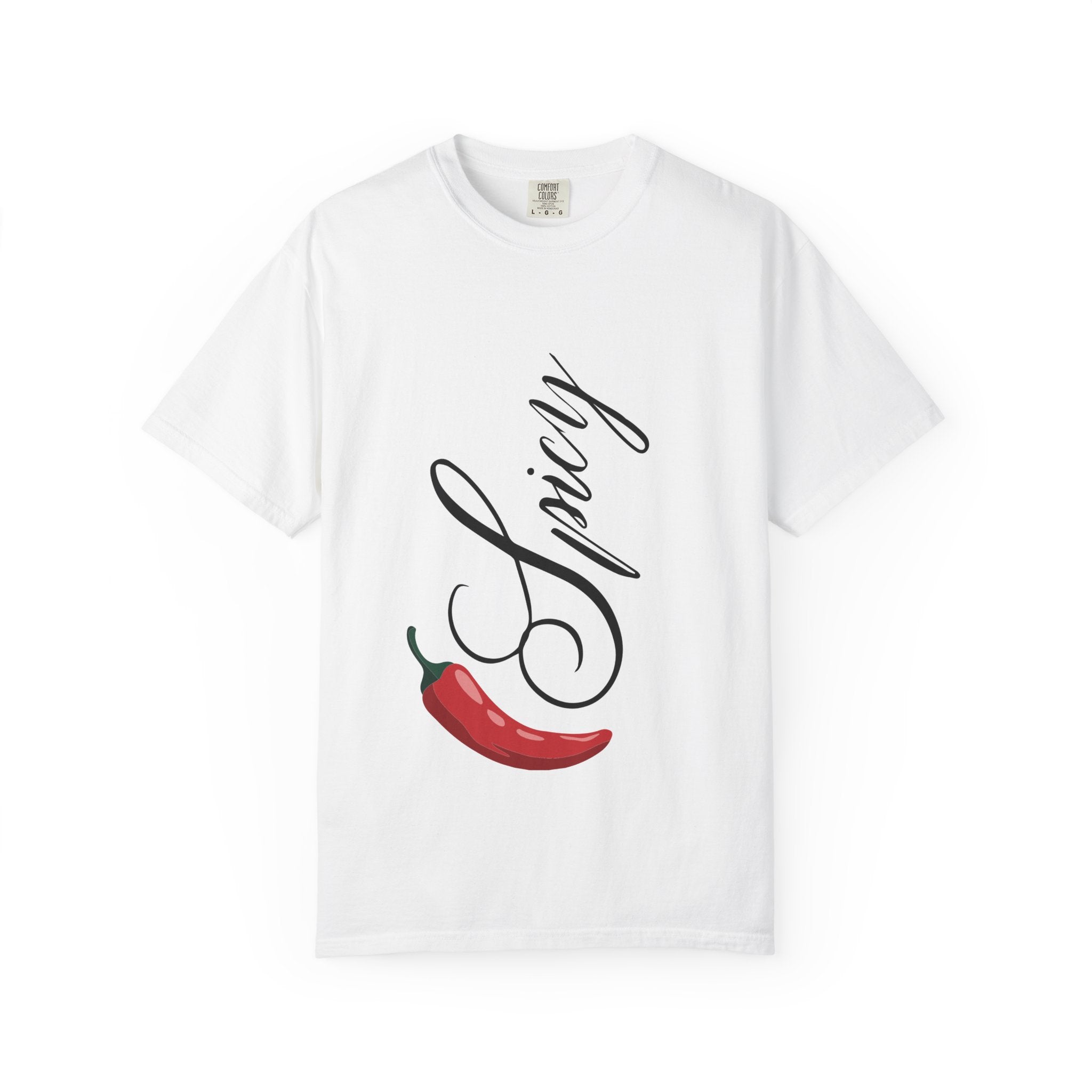 Spicy Unisex Garment-Dyed T-shirt, Cute Casual Tee, Perfect Gift for Foodies, Trendy Summer Style, Great for BBQs and Parties