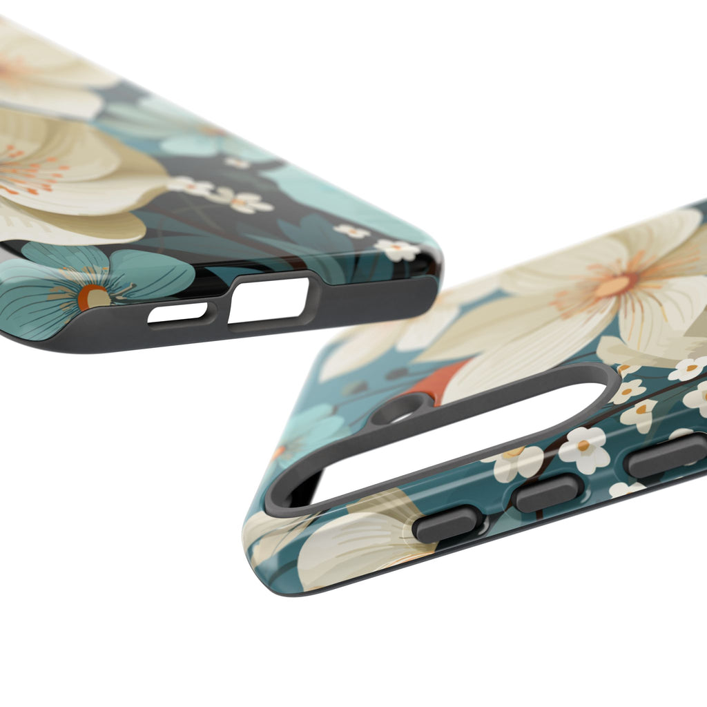 Floral Phone Case, Stylish Tough Cases with Botanical Design, Flower Print Phone Cover, Gifts for Nature Lovers, Eco-Friendly Mobile Cover