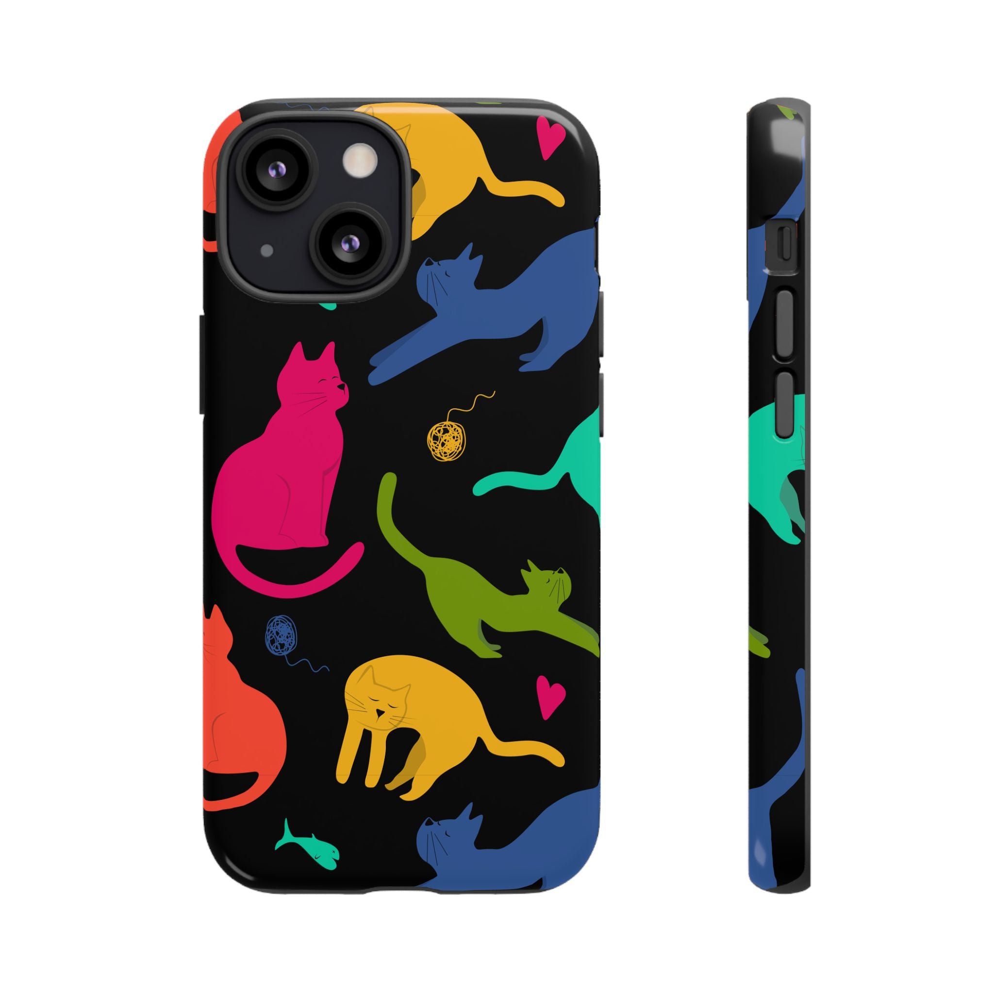 Colorful Cat Phone Case - Fun Pet Lover Accessory, Paw-some Gift for Cat Owners, Colorful Protective Cover, Cute Animal Phone [...]
