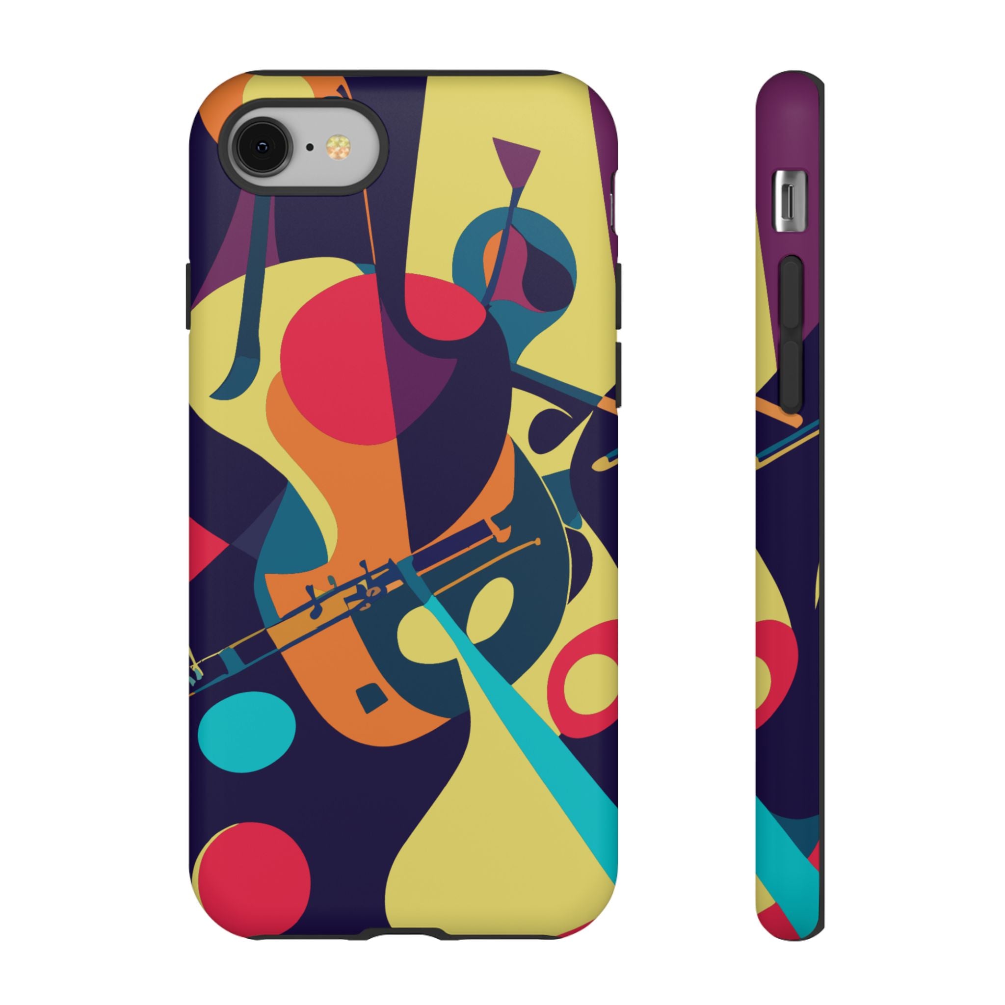 Vibrant Guitar Phone Case - Tough Cases for Music Lovers, Colorful Phone Cover, Gifts for Musicians, Artistic Mobile Accessories, [...]