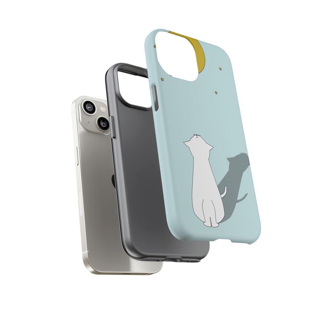 Cute Cat Phone Case, Tough Phone Cover, Pet Lover Gift, Unique Case, Animal Decor, Birthday Gift