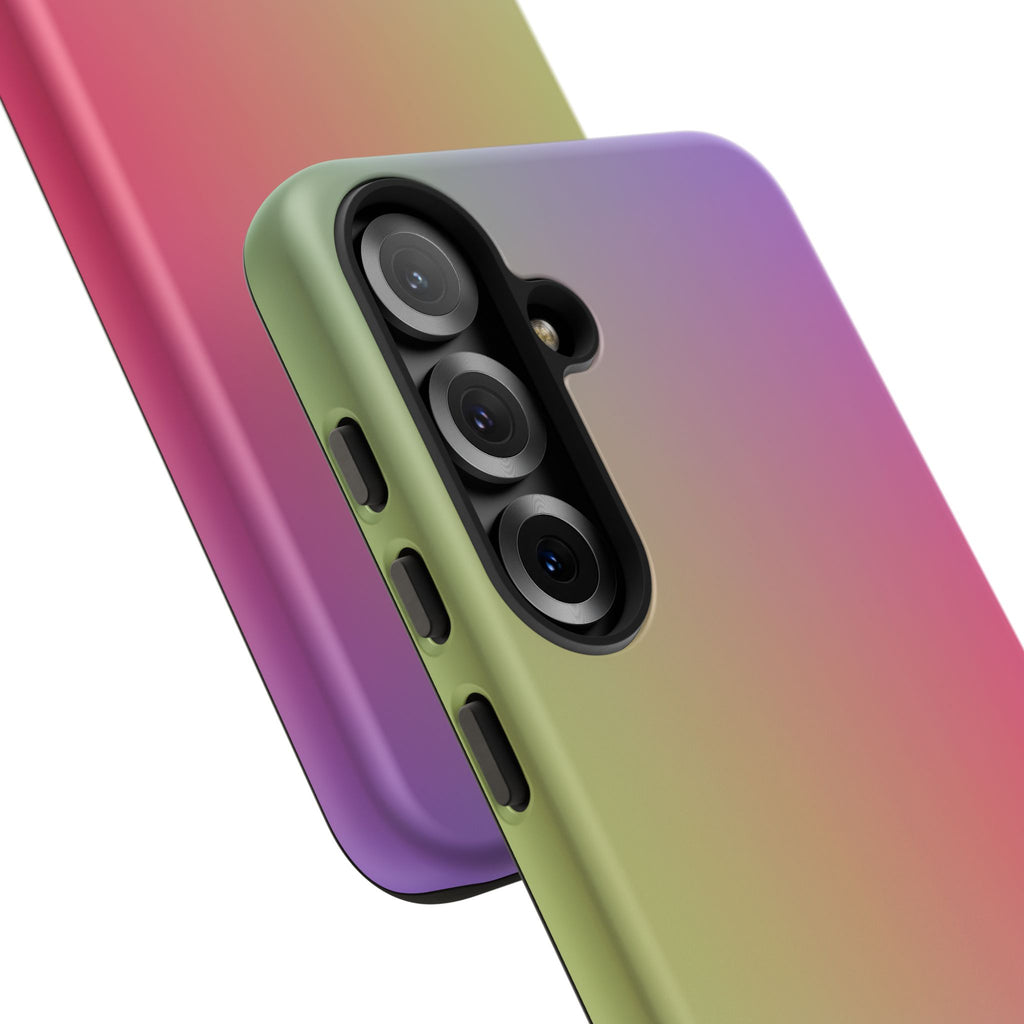 Gradient Phone Case, Tough Cases, Colorful Tech Accessory, Modern Phone Protection, Trendy Gift for Friends, Birthday, Holidays