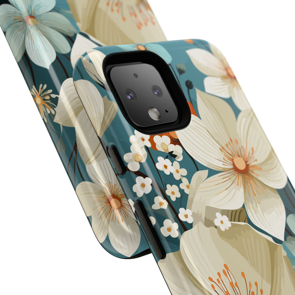 Floral Phone Case, Stylish Tough Cases with Botanical Design, Flower Print Phone Cover, Gifts for Nature Lovers, Eco-Friendly Mobile Cover
