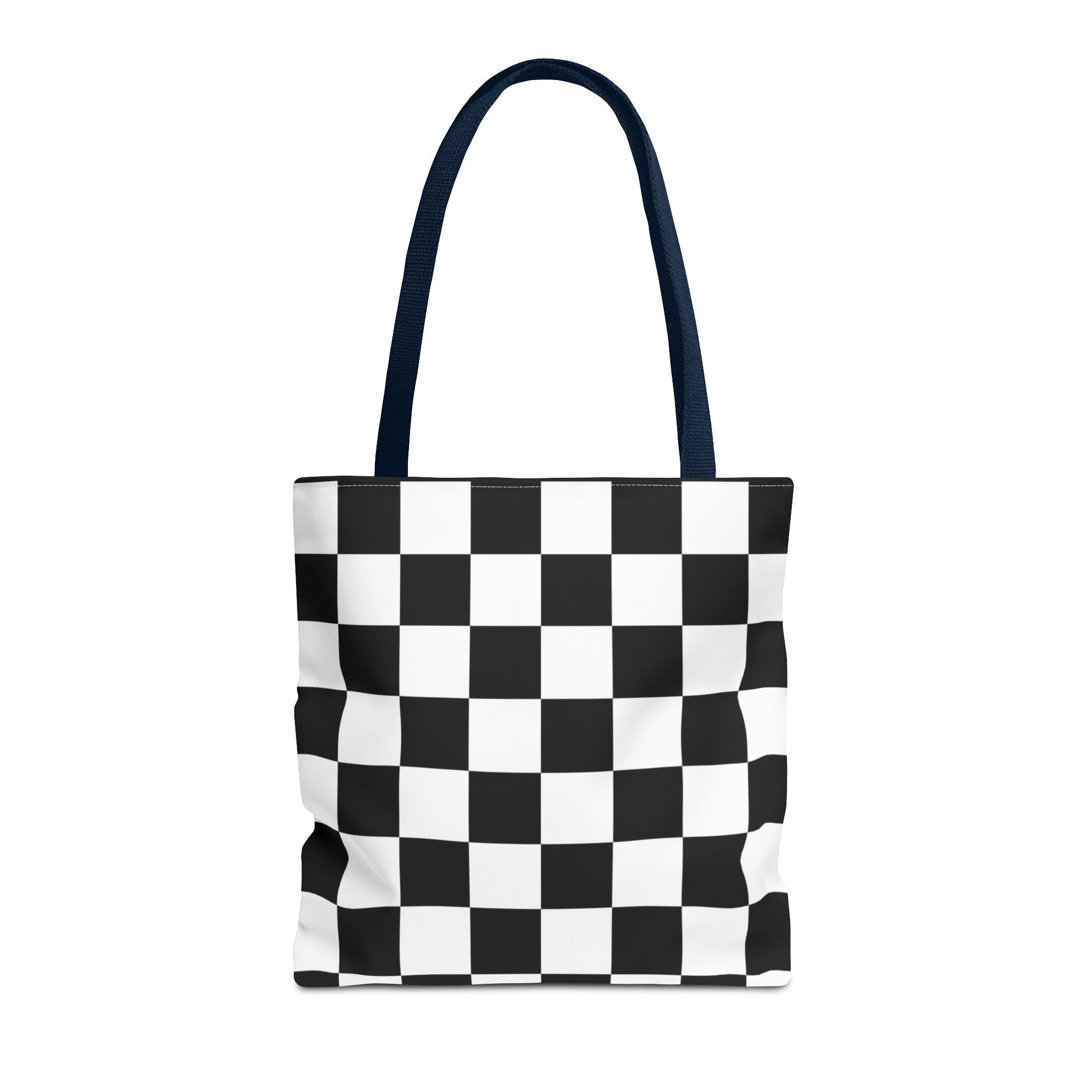 Tote Bag Finish Line - Checkered Victory – Tote Bag for Racing Fans