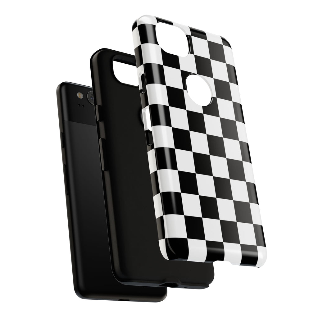 Stylish Checkered Phone Case | Trendy Protective Cover for iPhone, Gift for Teens, Fashion Accessory, Unique Design for All Occasions