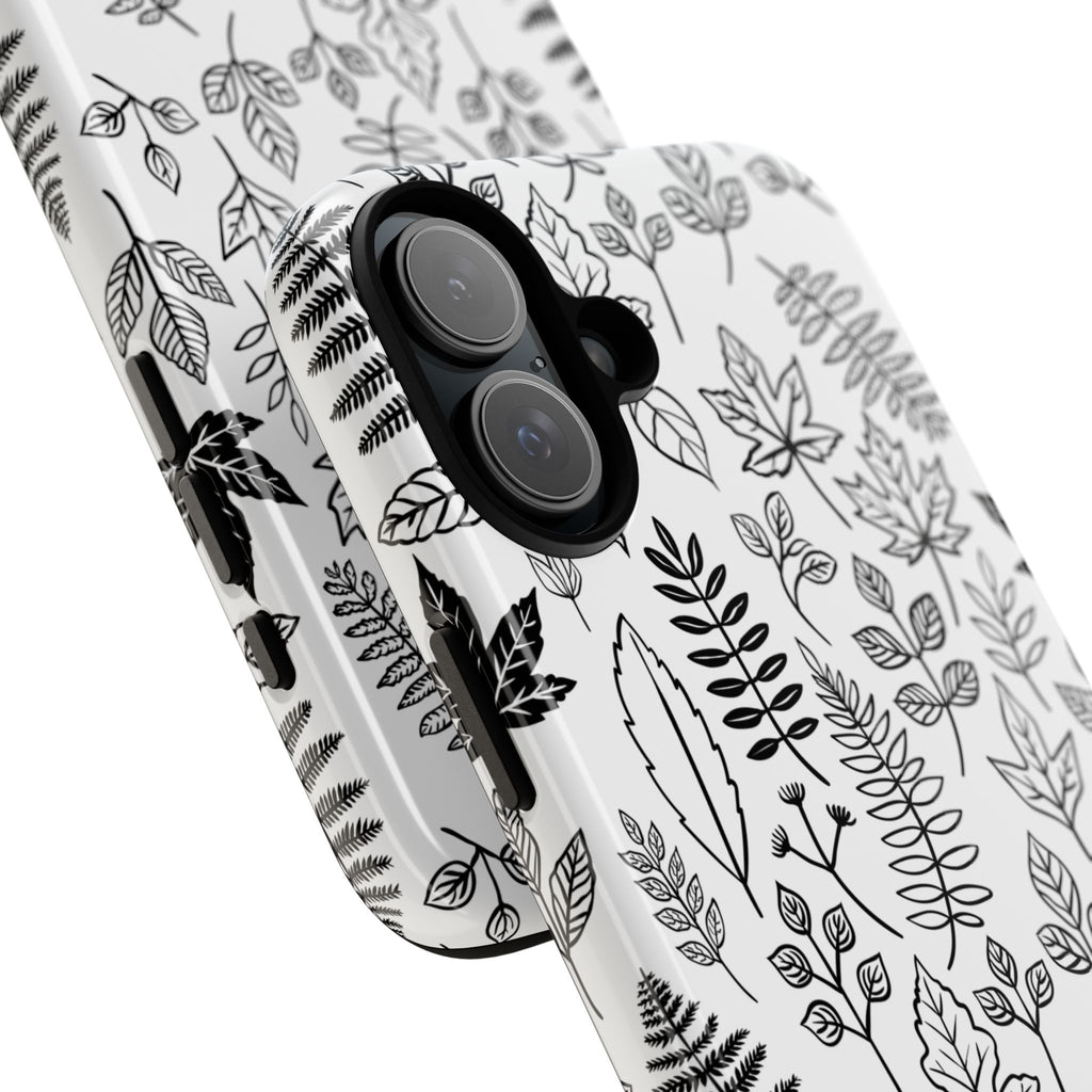Stylish Phone Case for Nature Lovers, Botanical Design, Gift for Her, Fall Accessories, Customizable Tech Gear