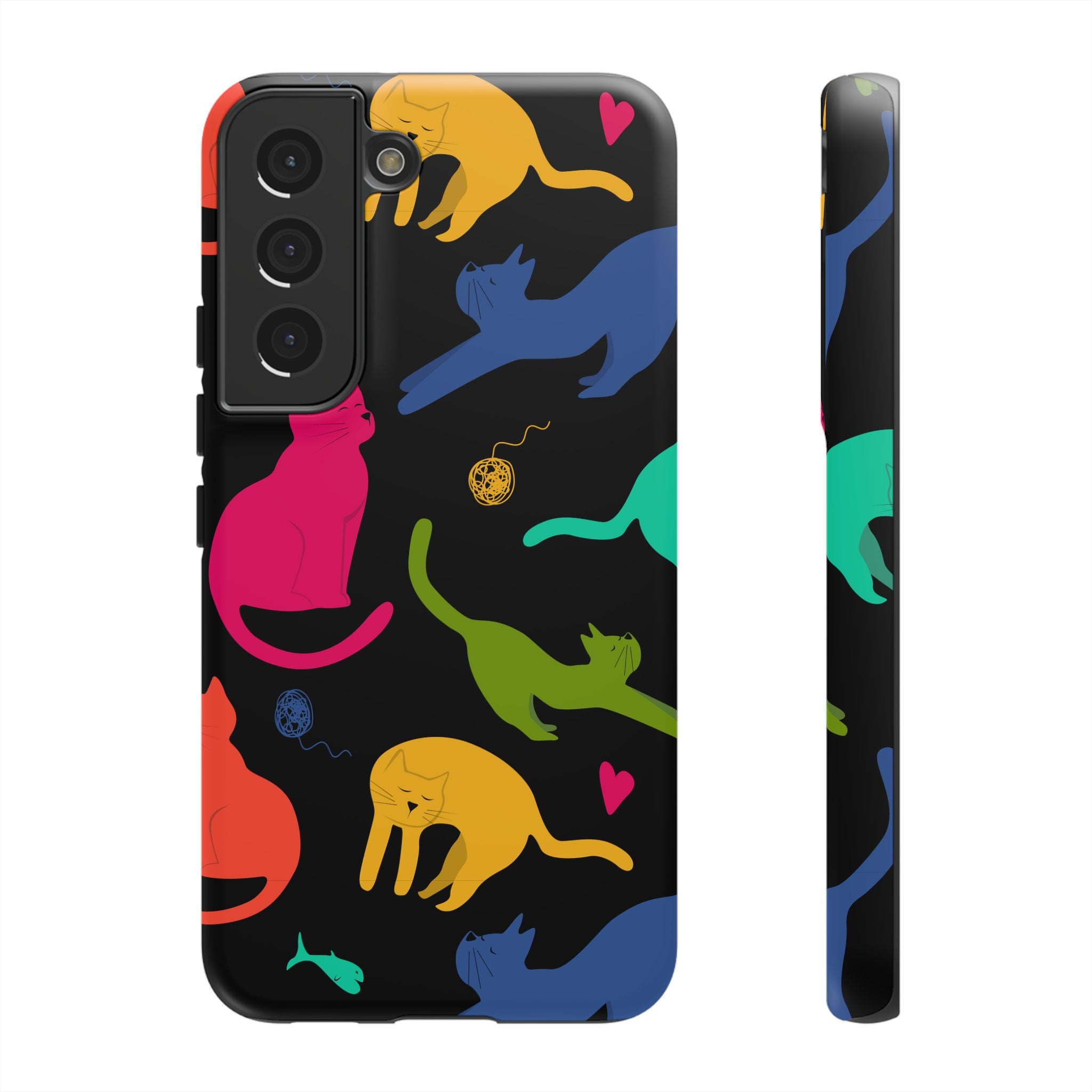 Colorful Cat Phone Case - Fun Pet Lover Accessory, Paw-some Gift for Cat Owners, Colorful Protective Cover, Cute Animal Phone [...]