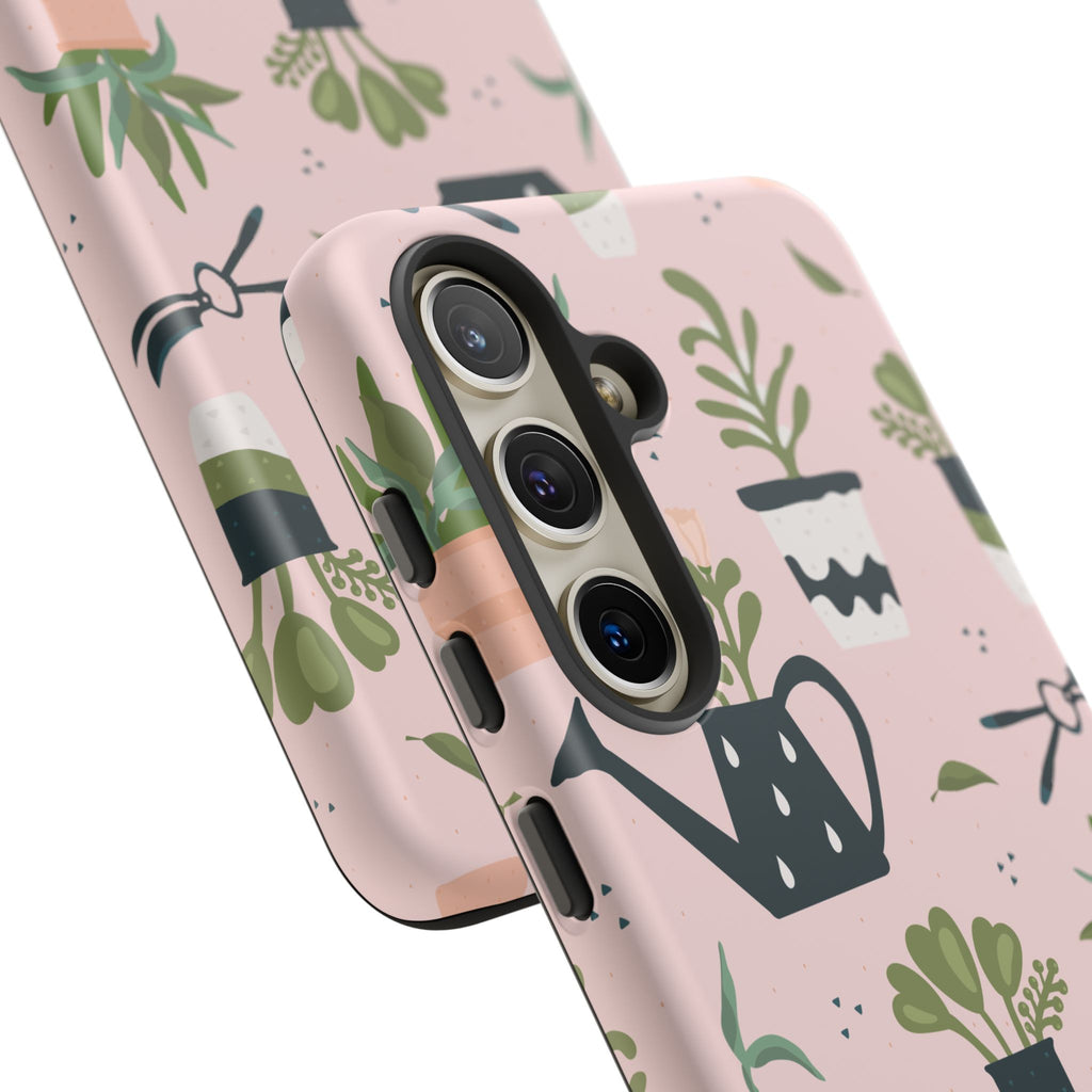 Floral Phone Case, Cute Plant Lover Case, Gift for Gardeners, Phone Cover, Green Thumb Accessories, Mother's Day Gift