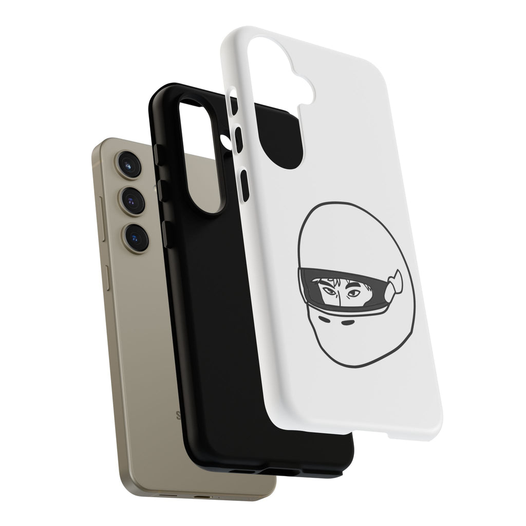 Stylish Phone Case with Racing Helmet Design | Tough Cases | Unique Gift, Motorcycle Enthusiast, Race Lover, Custom Accessory, Everyday Use