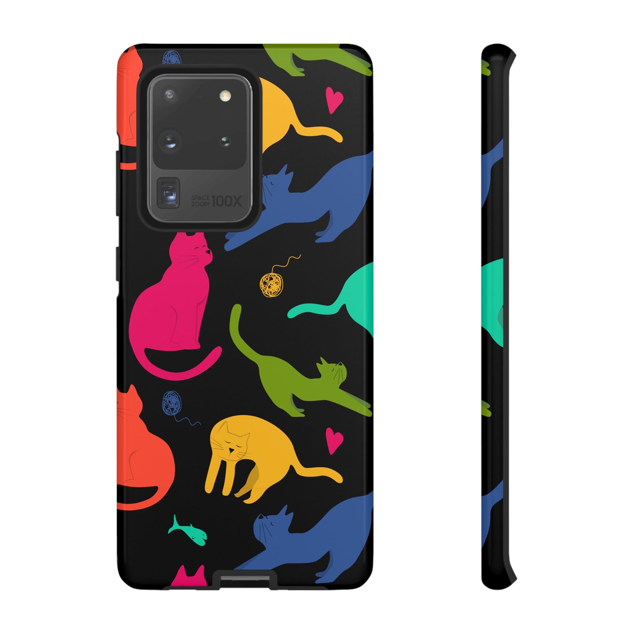 Colorful Cat Phone Case - Fun Pet Lover Accessory, Paw-some Gift for Cat Owners, Colorful Protective Cover, Cute Animal Phone [...]