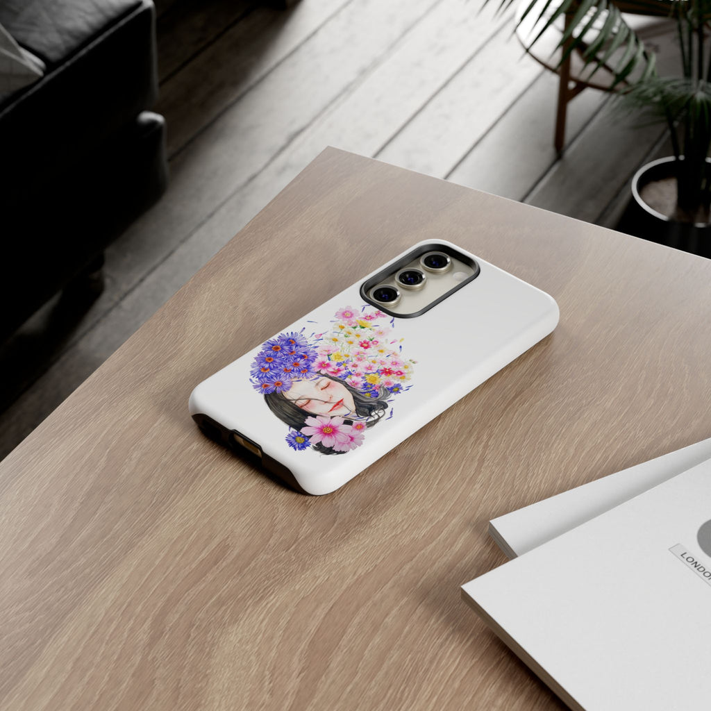 Floral Phone Case | Tough Cases | Cute Floral Design, Gift for Her, Spring Accessory, Mother's Day Gift, Stylish Protection