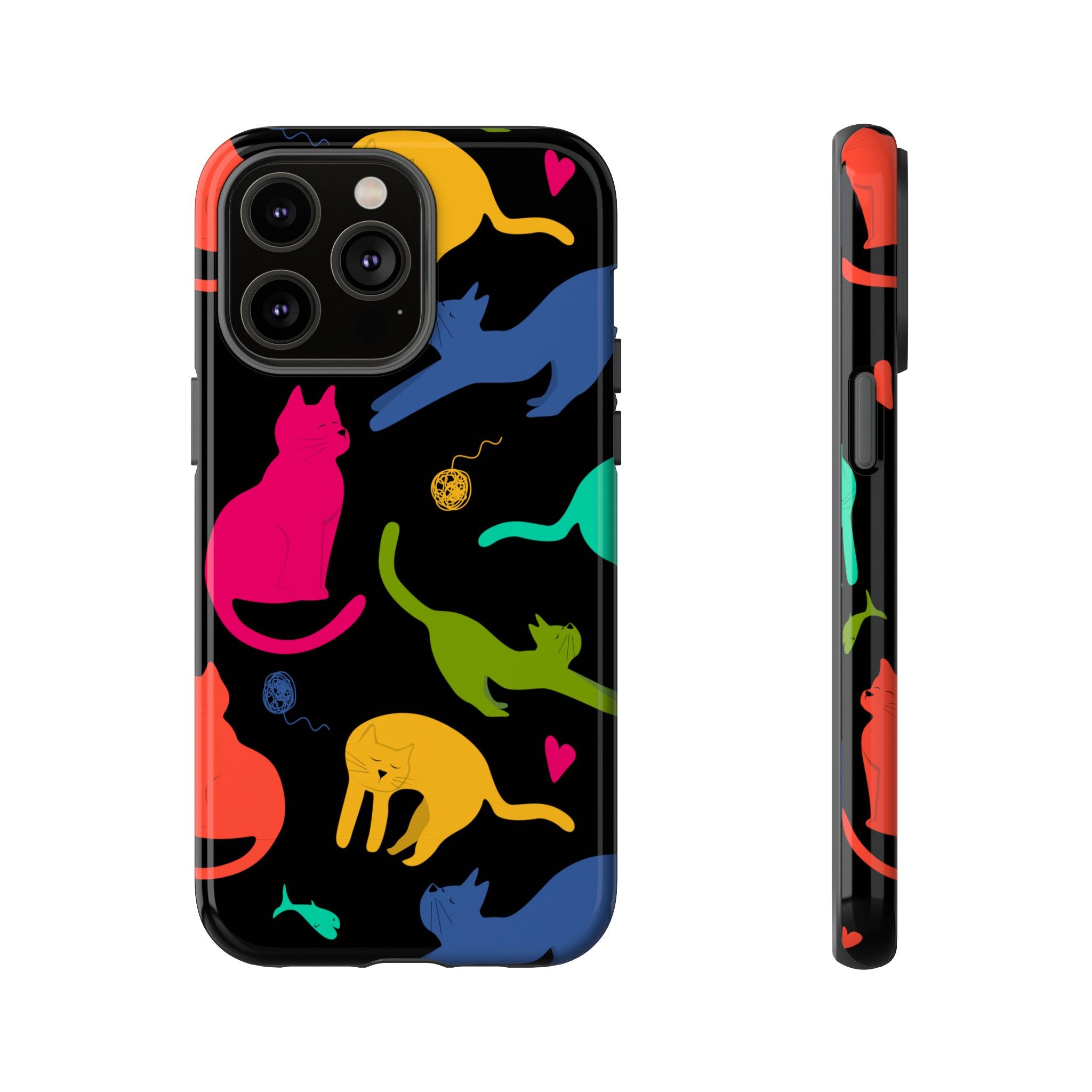 Colorful Cat Phone Case - Fun Pet Lover Accessory, Paw-some Gift for Cat Owners, Colorful Protective Cover, Cute Animal Phone [...]