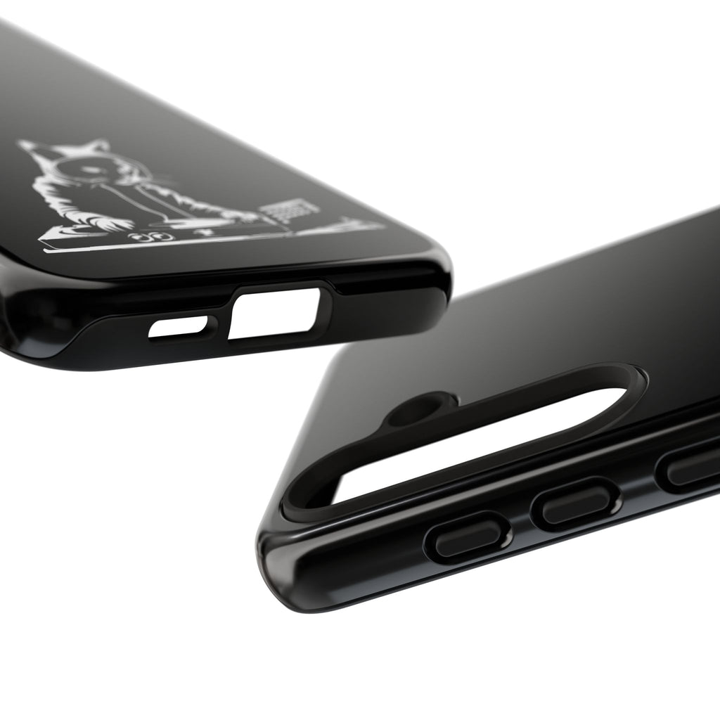 Cat DJ Phone Case | Stylish Tough Cases for Music Lovers, Gift for Cat Owners, Unique Phone Accessory, Cool Tech Gear