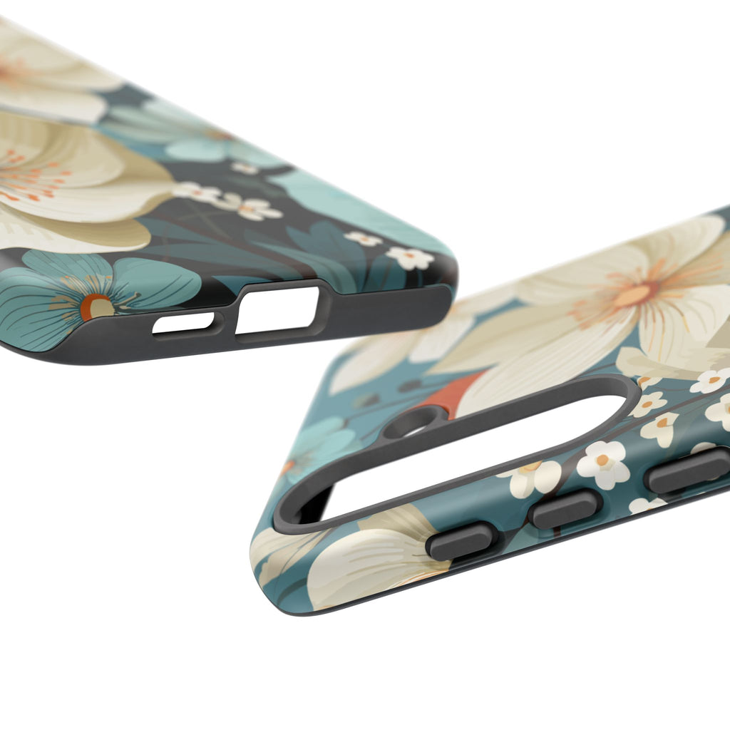 Floral Phone Case, Stylish Tough Cases with Botanical Design, Flower Print Phone Cover, Gifts for Nature Lovers, Eco-Friendly Mobile Cover