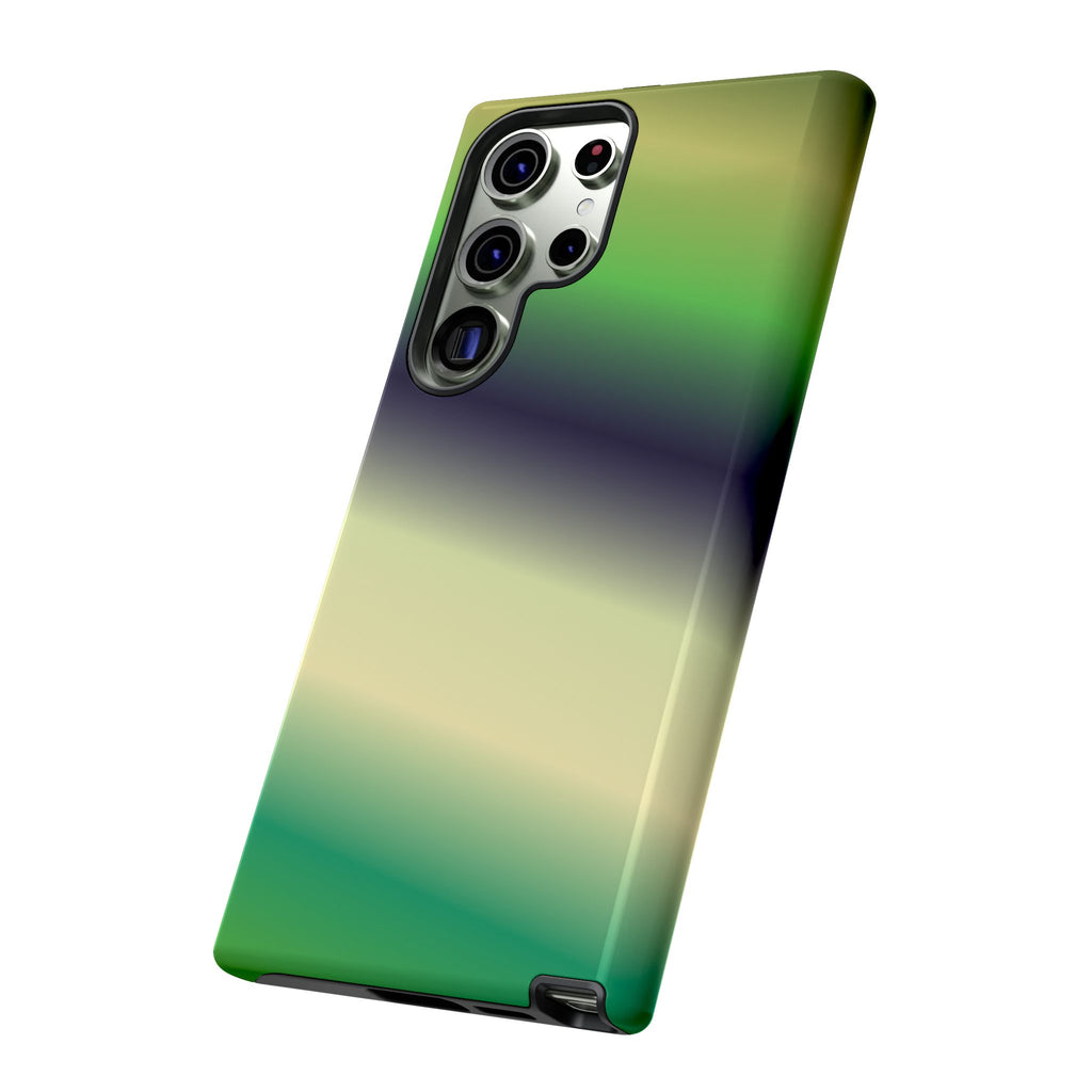 Gradient Phone Case - Tough Cases, Unique Cell Phone Cover, Stylish Tech Accessories, Green and Black Gradient, Perfect Gift