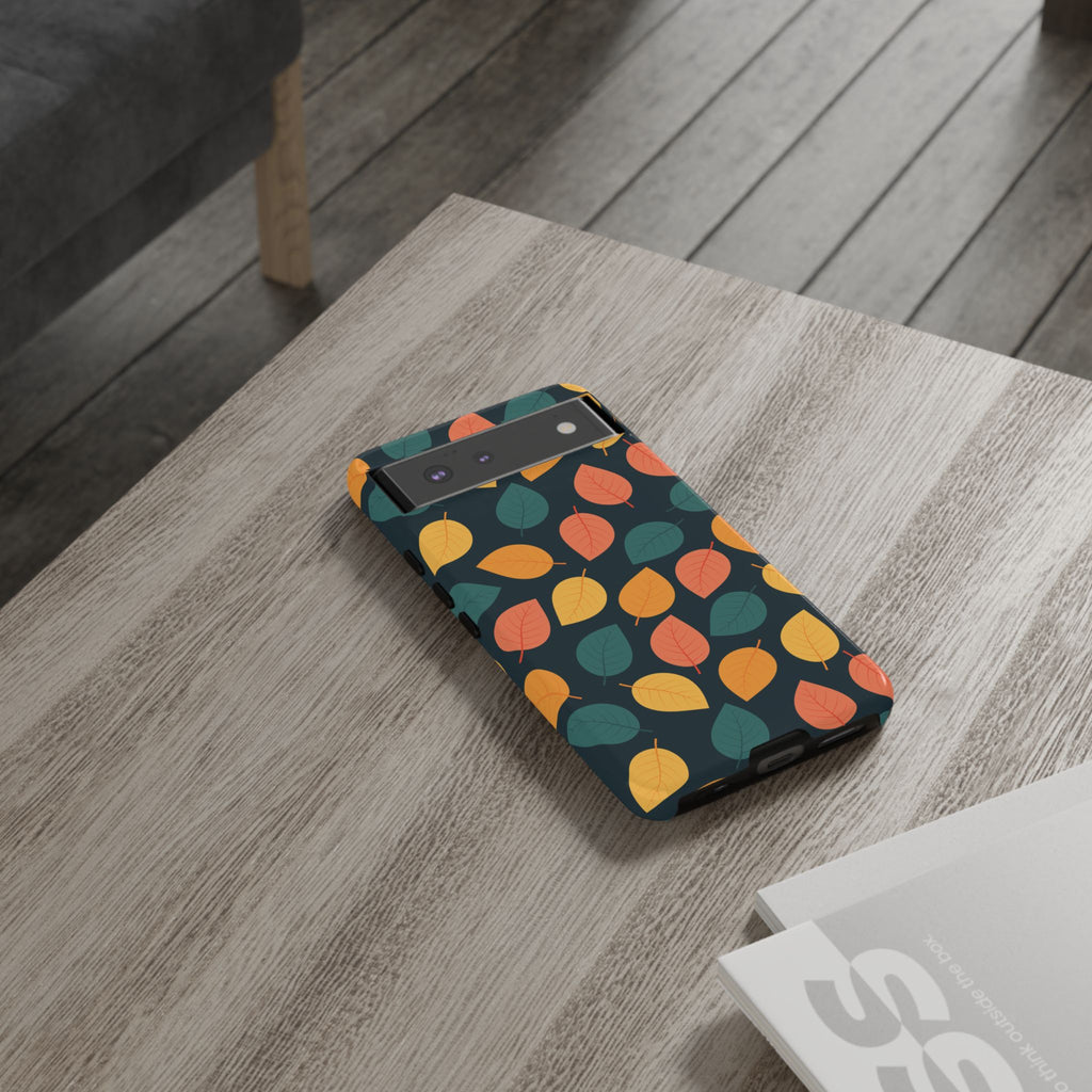Autumn Leaves Phone Case - Protective Cell Phone Cover, Fall Aesthetic, Nature Lover Gift, Seasonal Accessories, Eco-Friendly Case