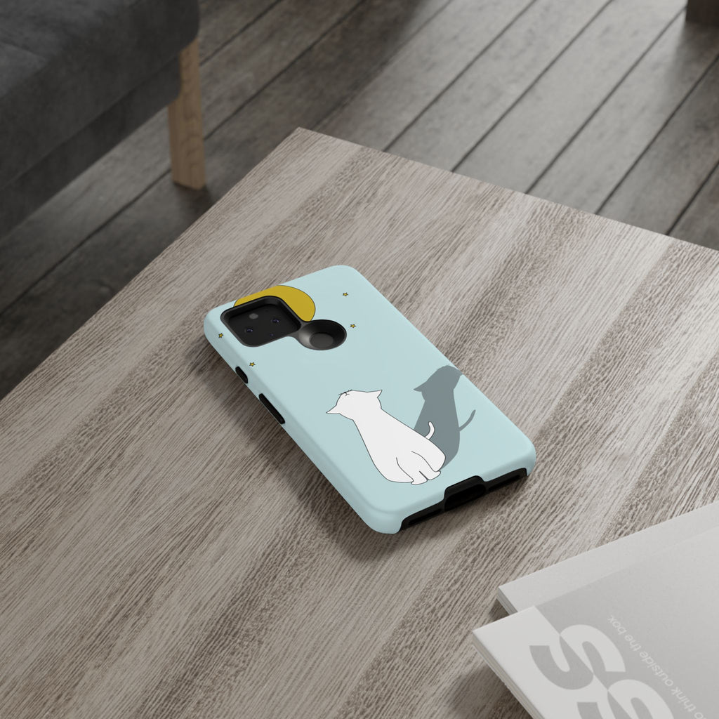 Cute Cat Phone Case, Tough Phone Cover, Pet Lover Gift, Unique Case, Animal Decor, Birthday Gift
