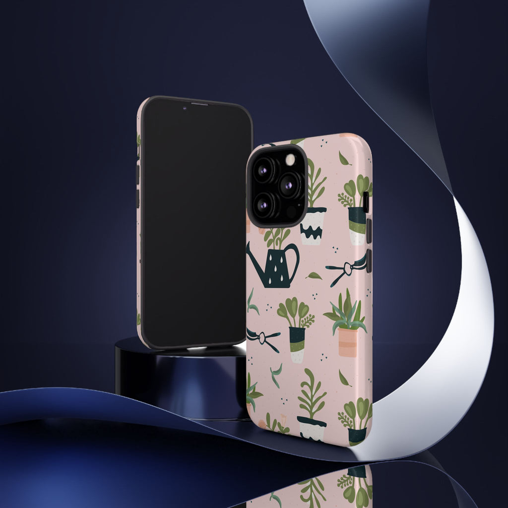 Floral Phone Case, Cute Plant Lover Case, Gift for Gardeners, Phone Cover, Green Thumb Accessories, Mother's Day Gift