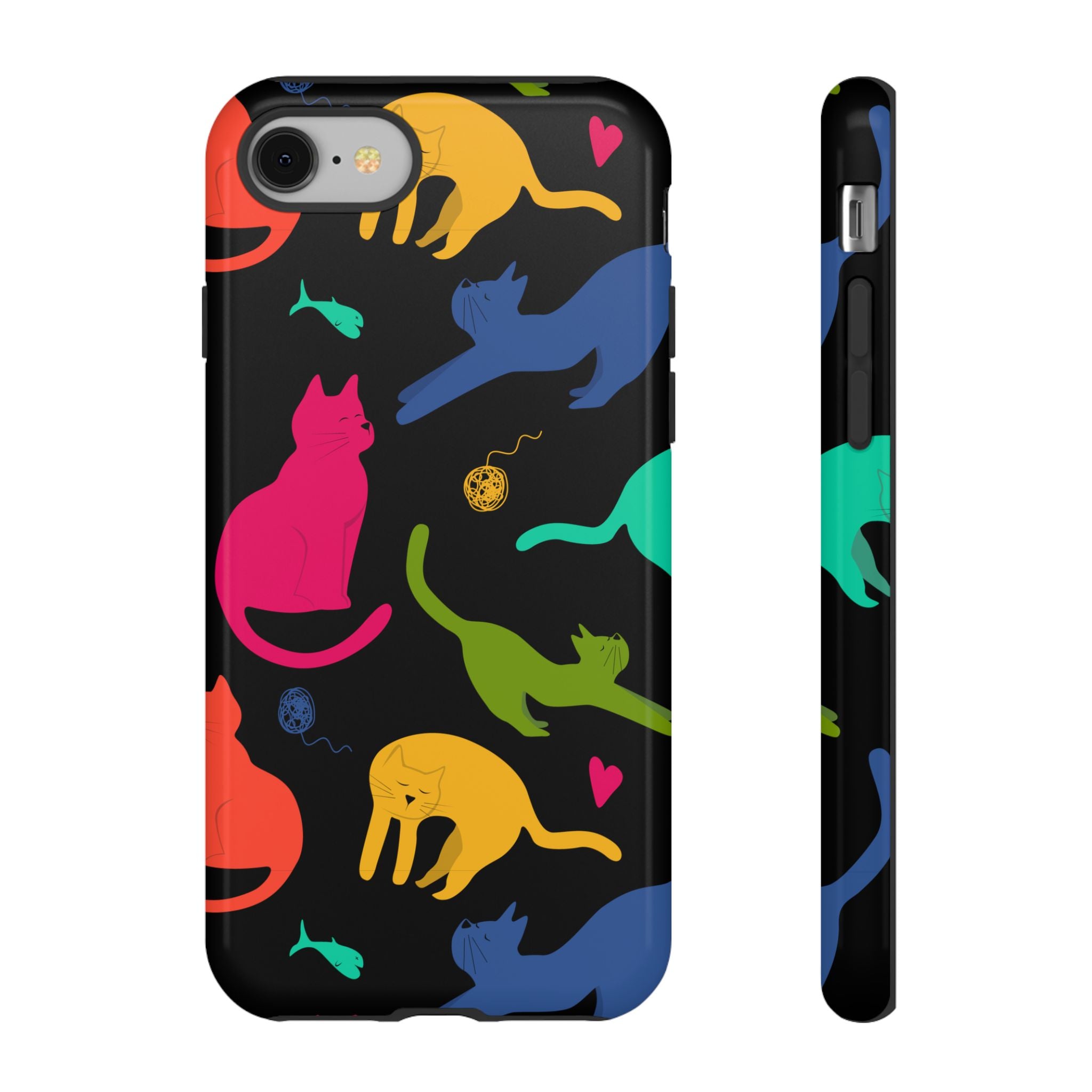Colorful Cat Phone Case - Fun Pet Lover Accessory, Paw-some Gift for Cat Owners, Colorful Protective Cover, Cute Animal Phone [...]