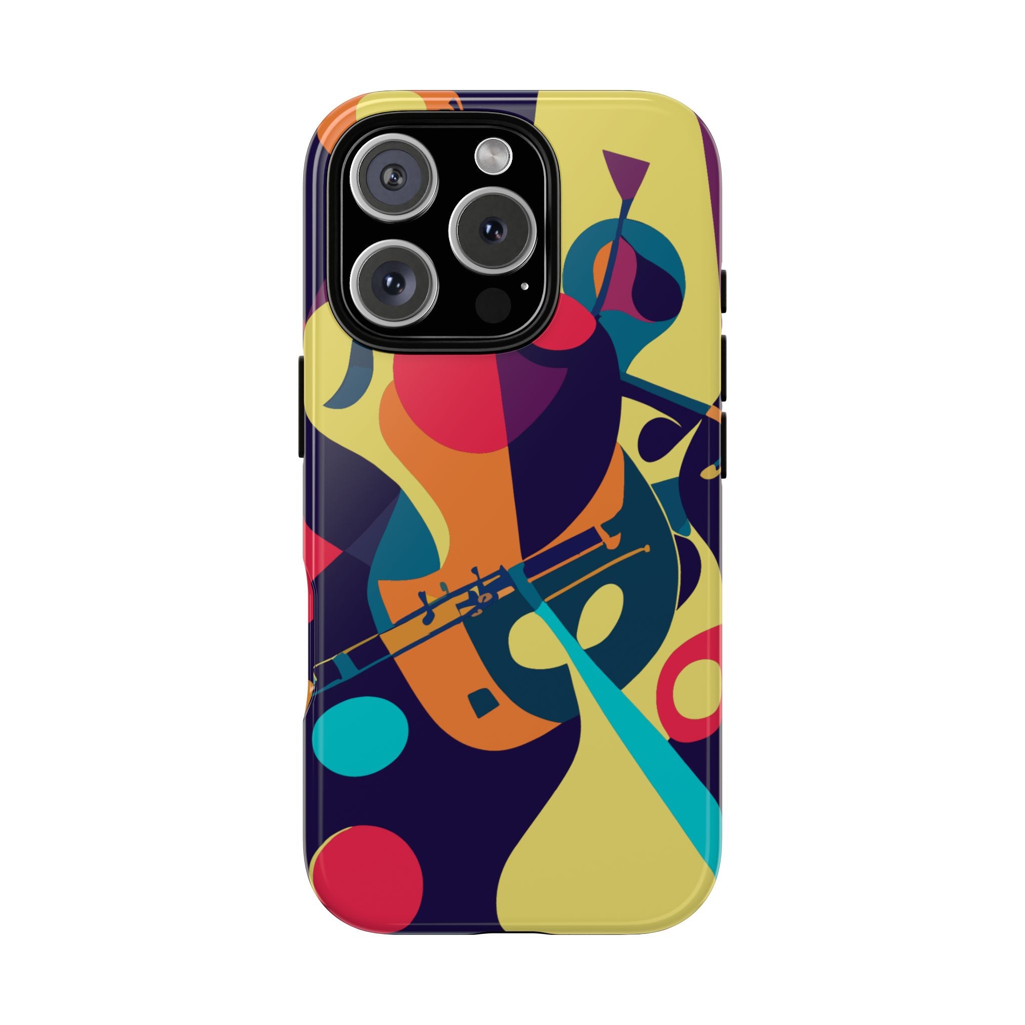 Vibrant Guitar Phone Case - Tough Cases for Music Lovers, Colorful Phone Cover, Gifts for Musicians, Artistic Mobile Accessories, [...]