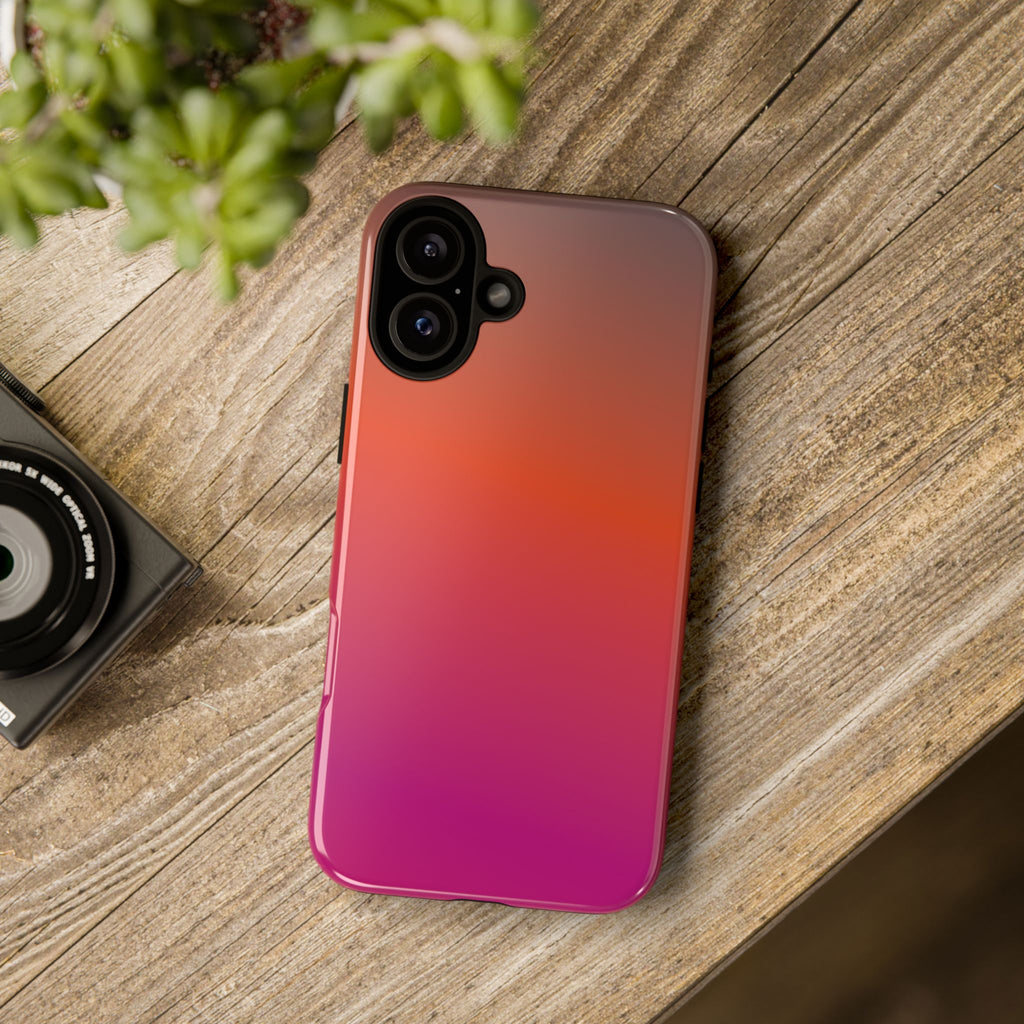 Gradient Phone Case, Custom Tough Case, Durable Phone Accessory, Vibrant Design, Gift for Tech Lovers, Birthday and Holiday Present