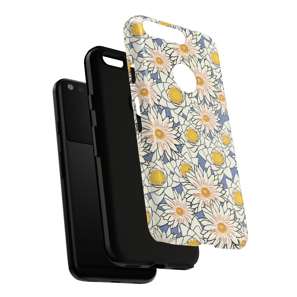 Stylish Phone Case, Floral Protective Cover, Gift for Nature Lovers, Trendy Tech Accessory, Customizable Phone Case