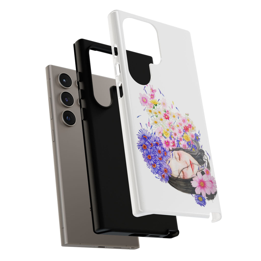 Floral Phone Case | Tough Cases | Cute Floral Design, Gift for Her, Spring Accessory, Mother's Day Gift, Stylish Protection