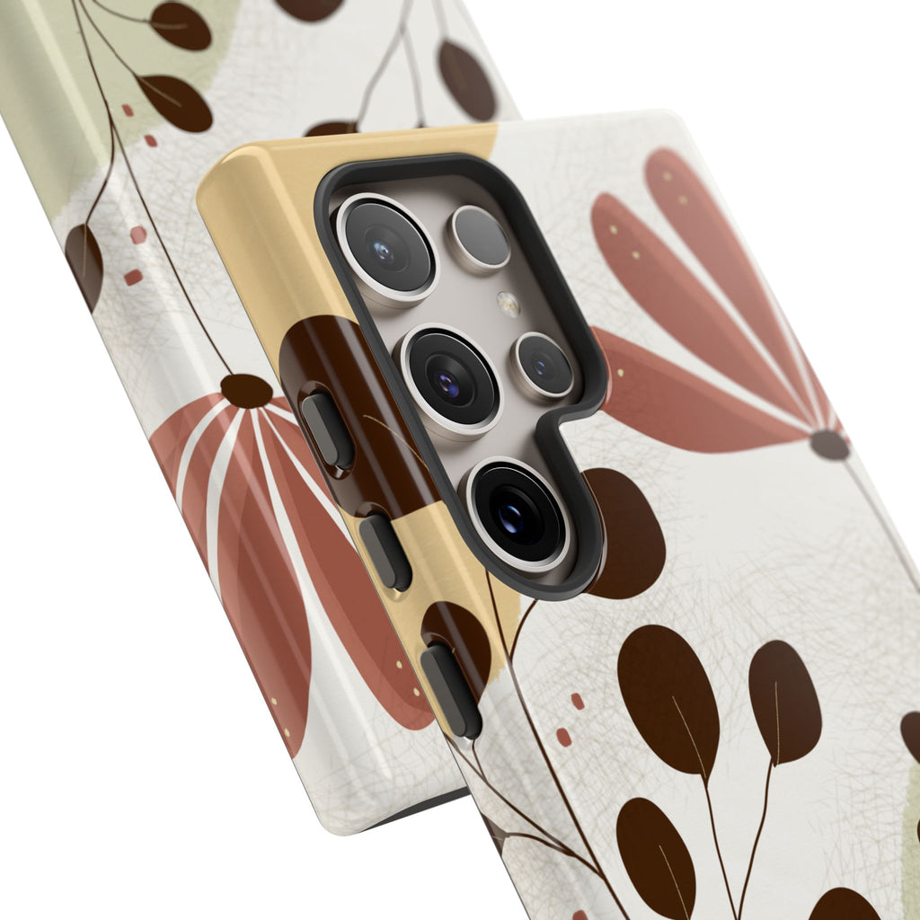 Floral Phone Case - Stylish Tough Cases for Women, Trendy Phone Cover, Gift for Her, Birthday Present, Everyday Use