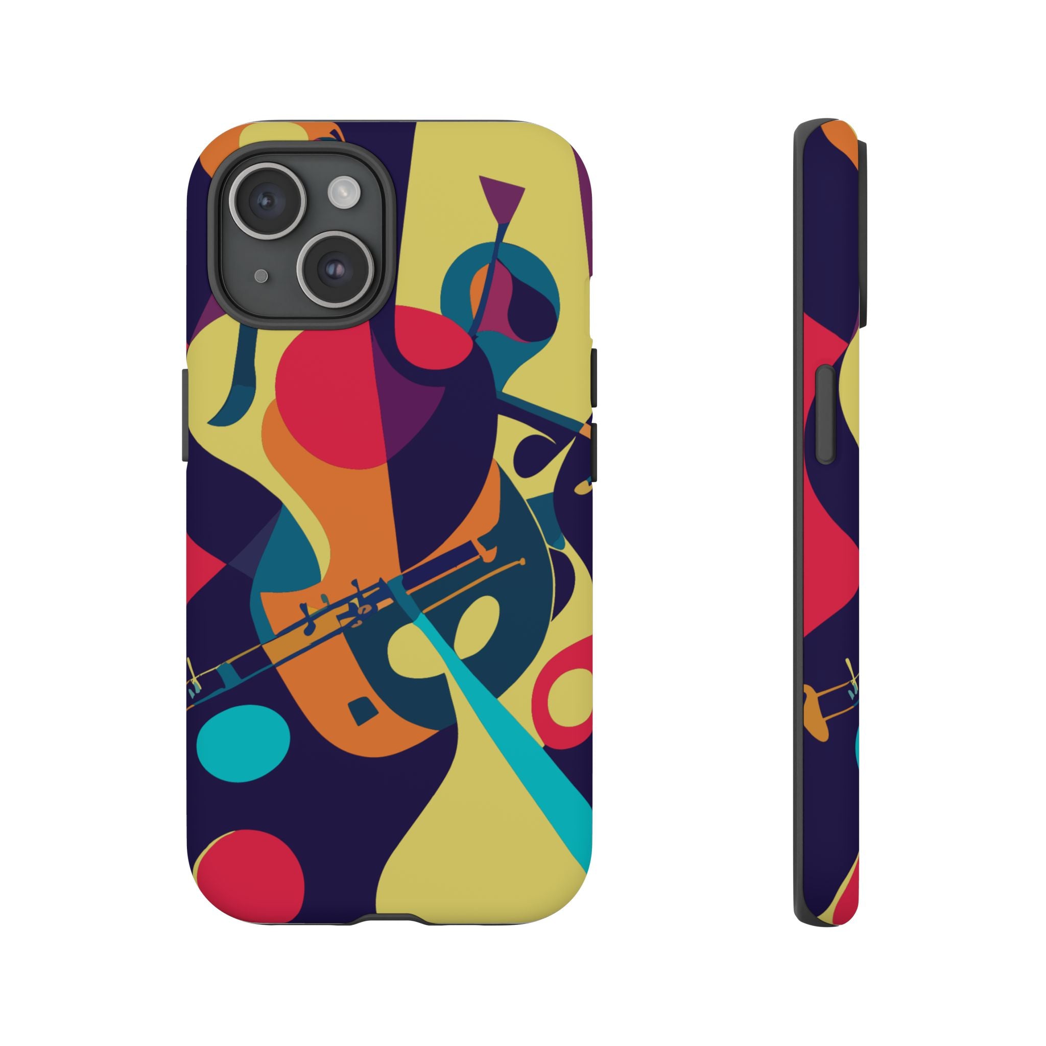 Vibrant Guitar Phone Case - Tough Cases for Music Lovers, Colorful Phone Cover, Gifts for Musicians, Artistic Mobile Accessories, [...]