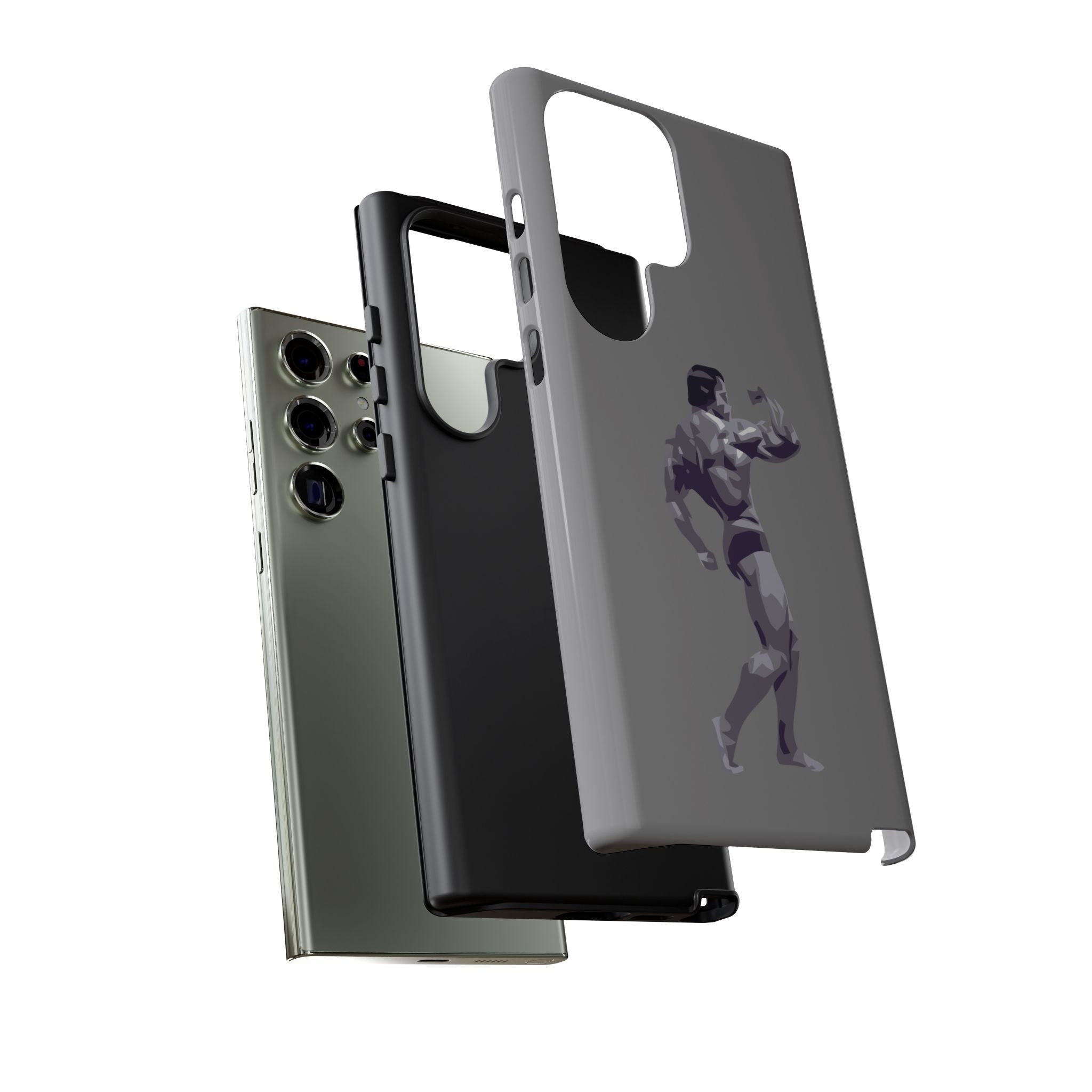 Muscle Man Phone Case - Tough Cases, Martial Arts Gift, Gym Lover Accessories, Inspirational Phone Cover, Unique Tech Gift