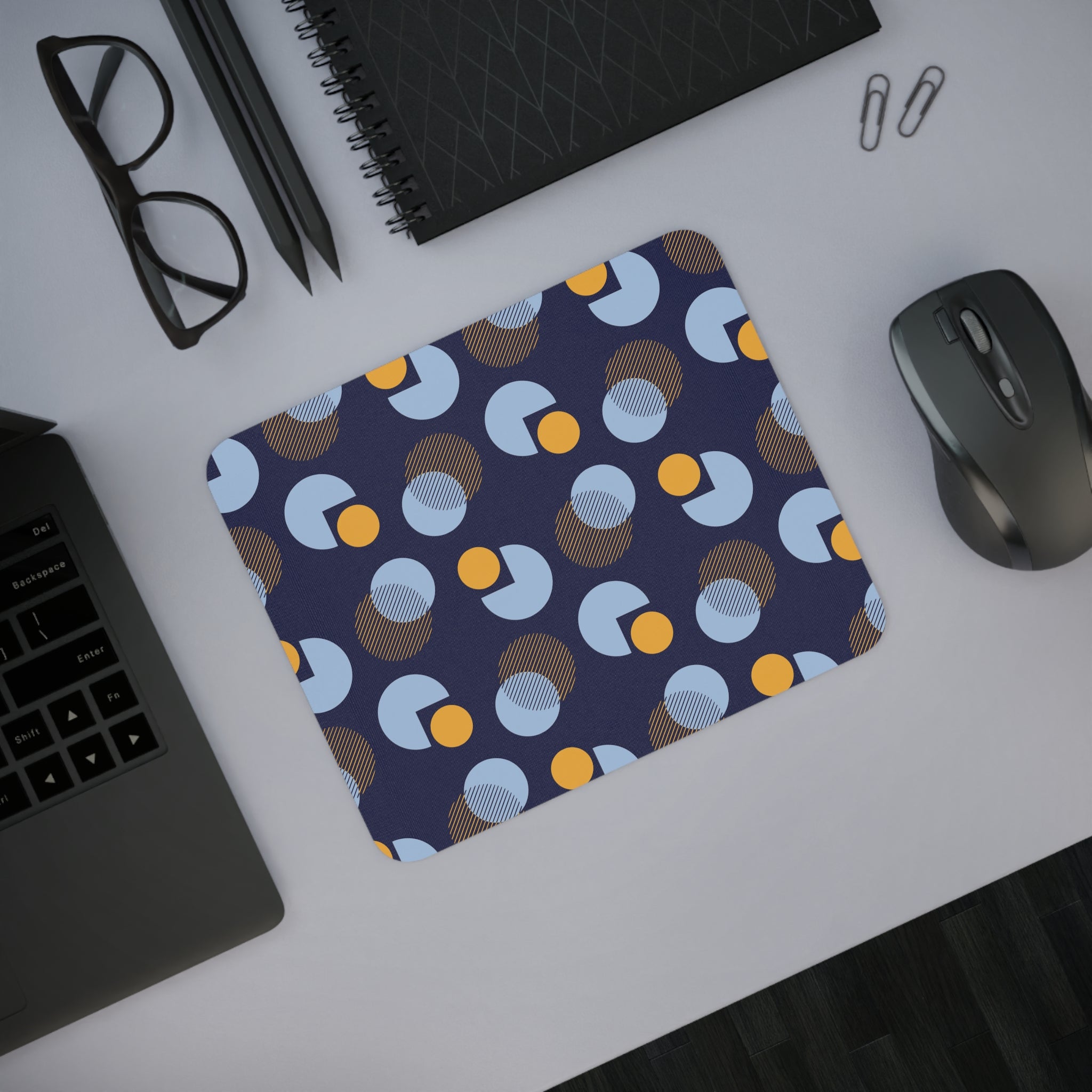 Geometric Pattern Desk Mouse Pad | Modern Office Decor | Gift for Gamers and Professionals | Functional Computer Accessory, [...]