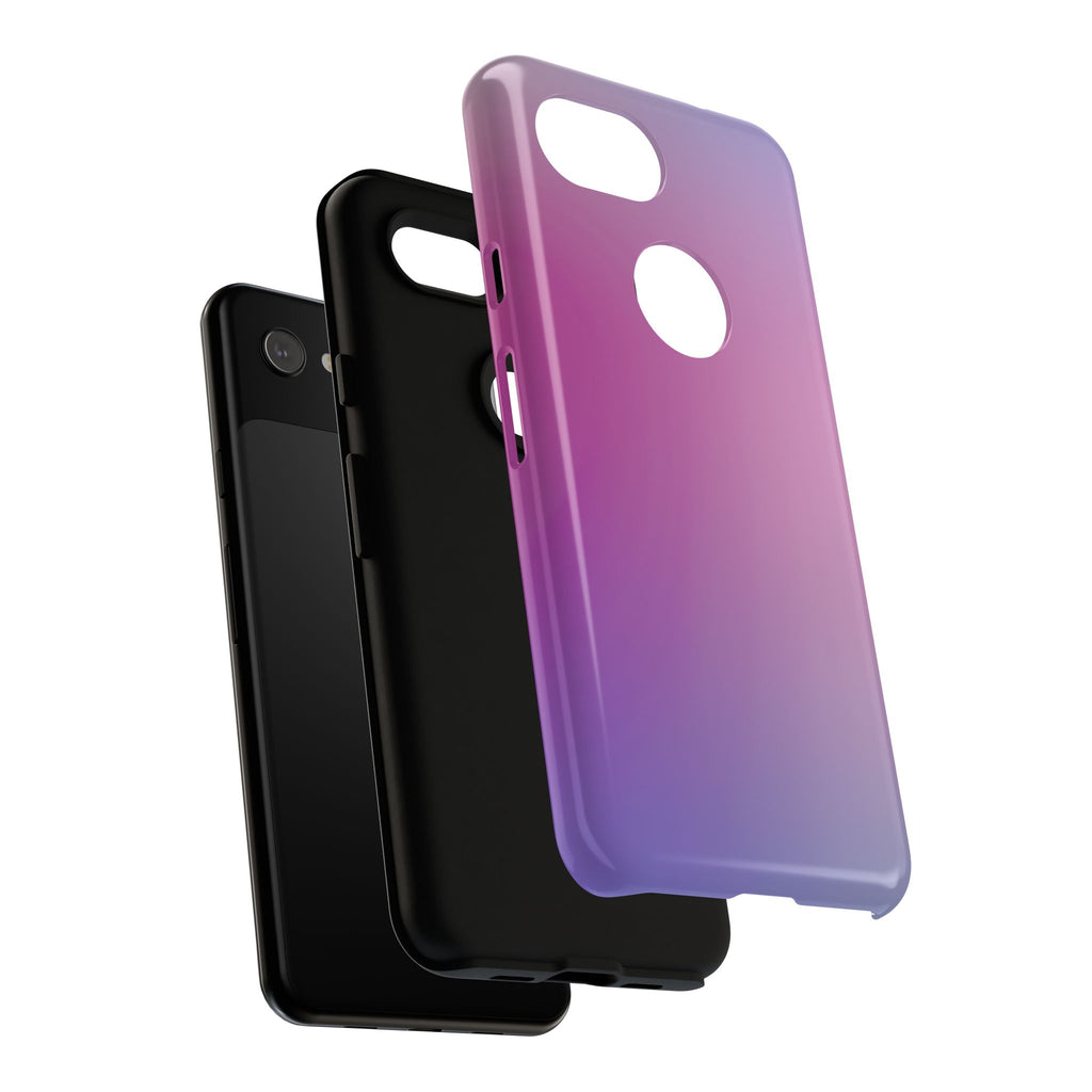 Stylish Phone Case, Tough Phone Cover, Gradient Phone Protector, Customizable Phone Shell, Durable Phone Accessory
