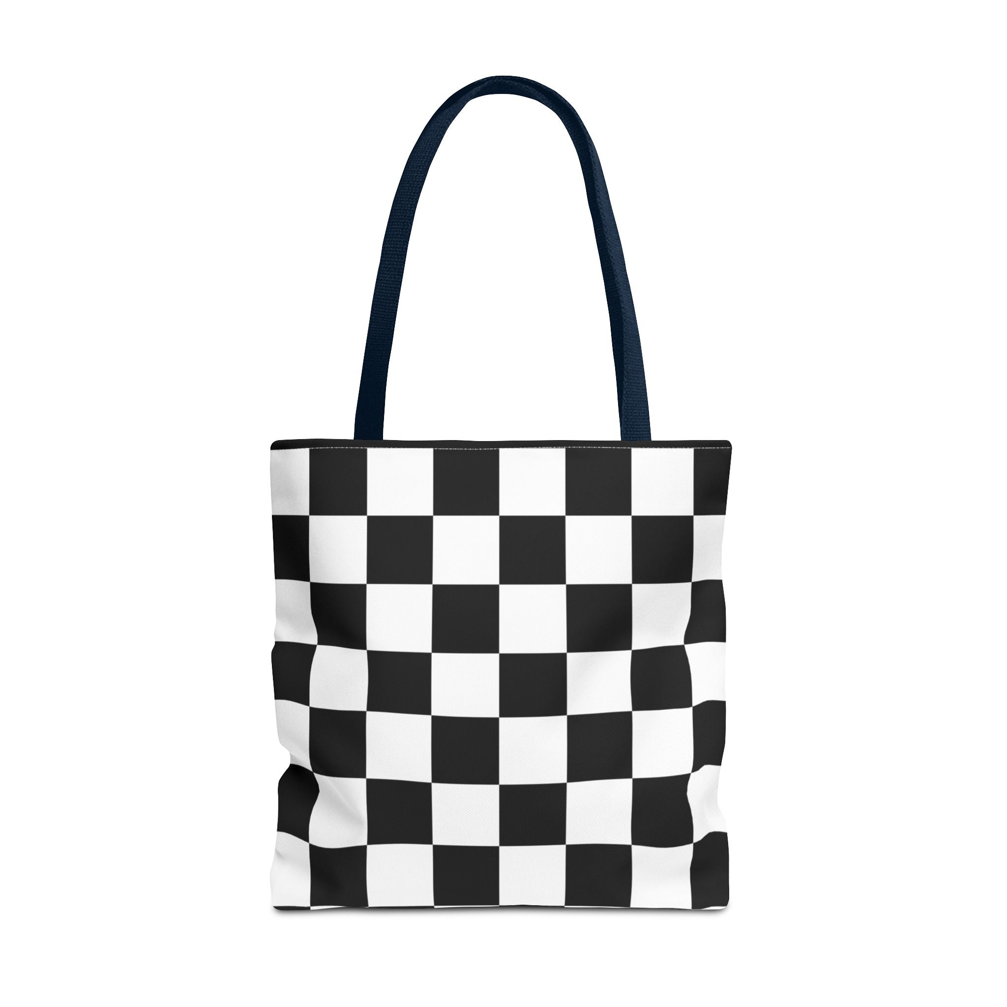 Tote Bag Finish Line - Checkered Victory – Tote Bag for Racing Fans