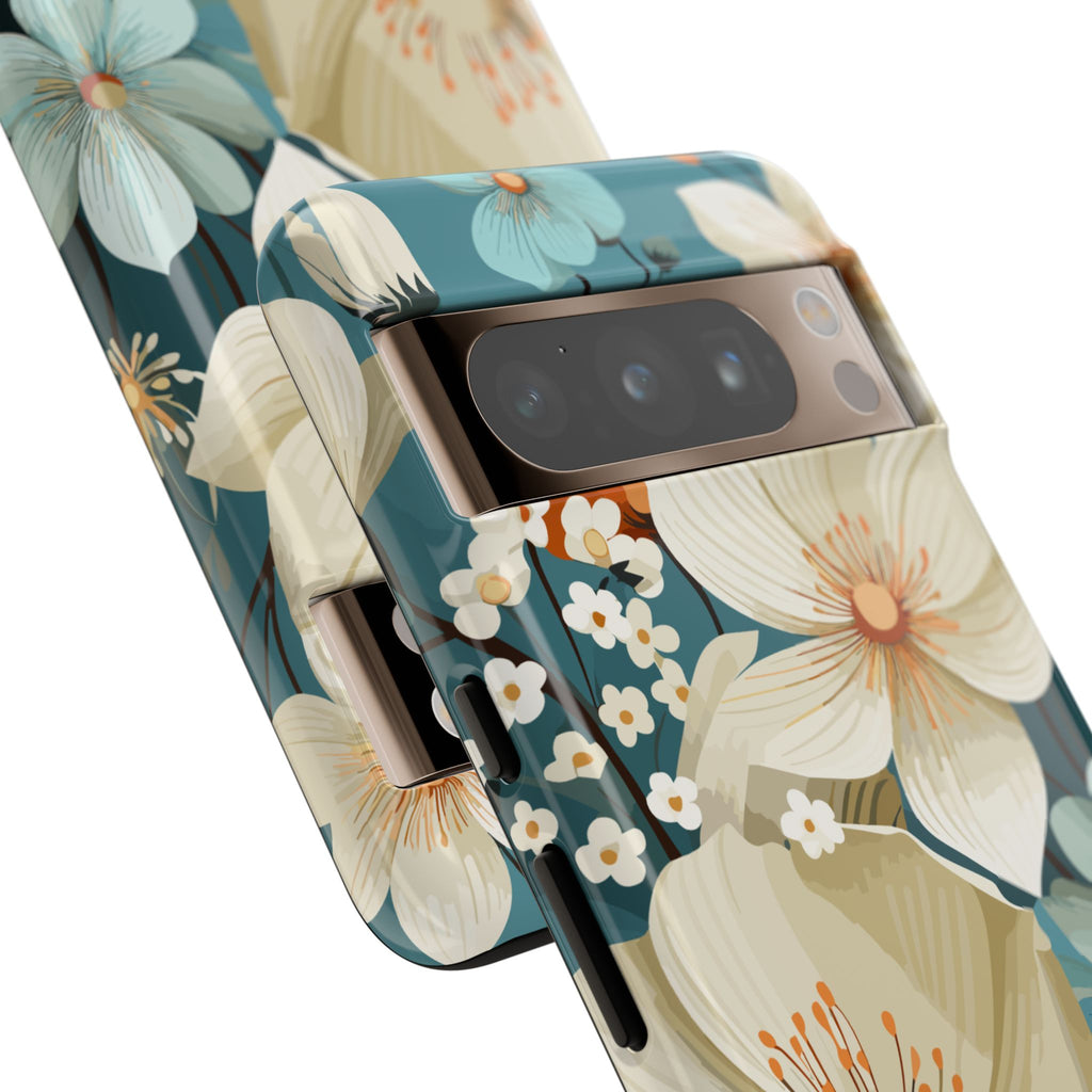Floral Phone Case, Stylish Tough Cases with Botanical Design, Flower Print Phone Cover, Gifts for Nature Lovers, Eco-Friendly Mobile Cover