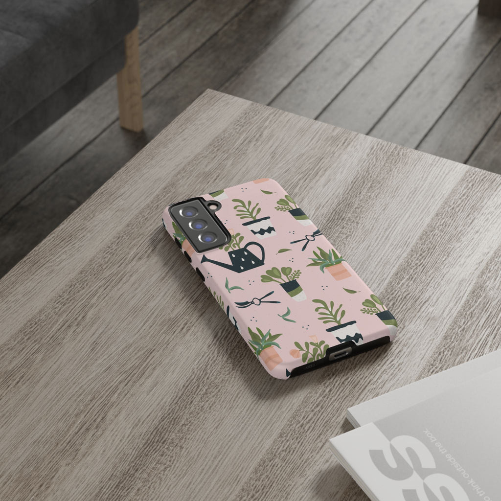 Floral Phone Case, Cute Plant Lover Case, Gift for Gardeners, Phone Cover, Green Thumb Accessories, Mother's Day Gift