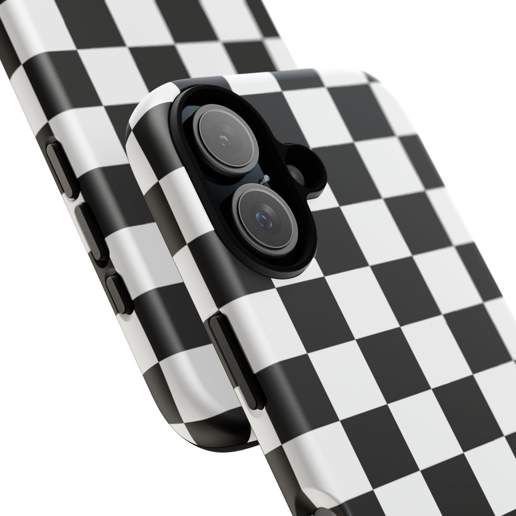 Stylish Checkered Phone Case | Trendy Protective Cover for iPhone, Gift for Teens, Fashion Accessory, Unique Design for All Occasions