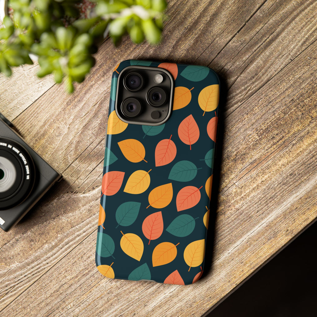 Autumn Leaves Phone Case - Protective Cell Phone Cover, Fall Aesthetic, Nature Lover Gift, Seasonal Accessories, Eco-Friendly Case
