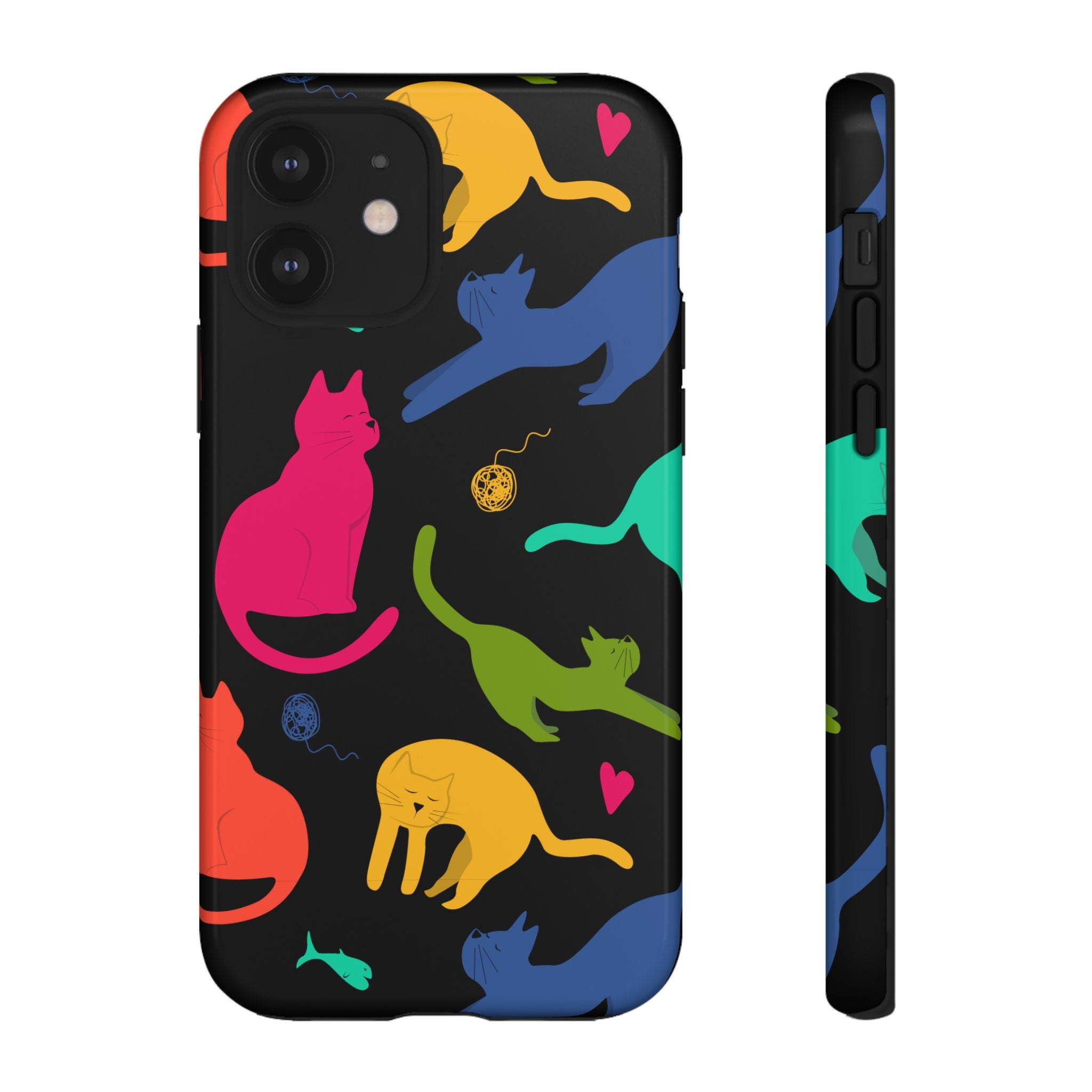 Colorful Cat Phone Case - Fun Pet Lover Accessory, Paw-some Gift for Cat Owners, Colorful Protective Cover, Cute Animal Phone [...]