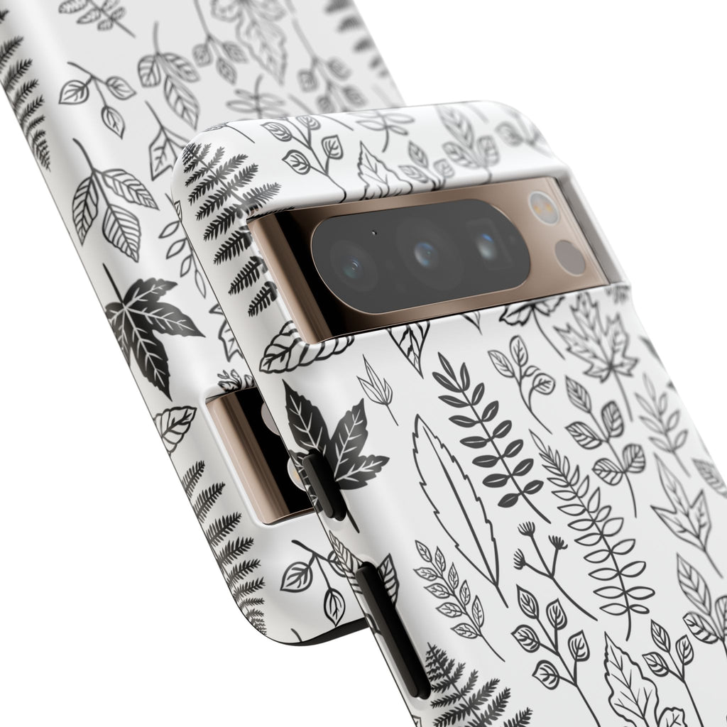 Stylish Phone Case for Nature Lovers, Botanical Design, Gift for Her, Fall Accessories, Customizable Tech Gear