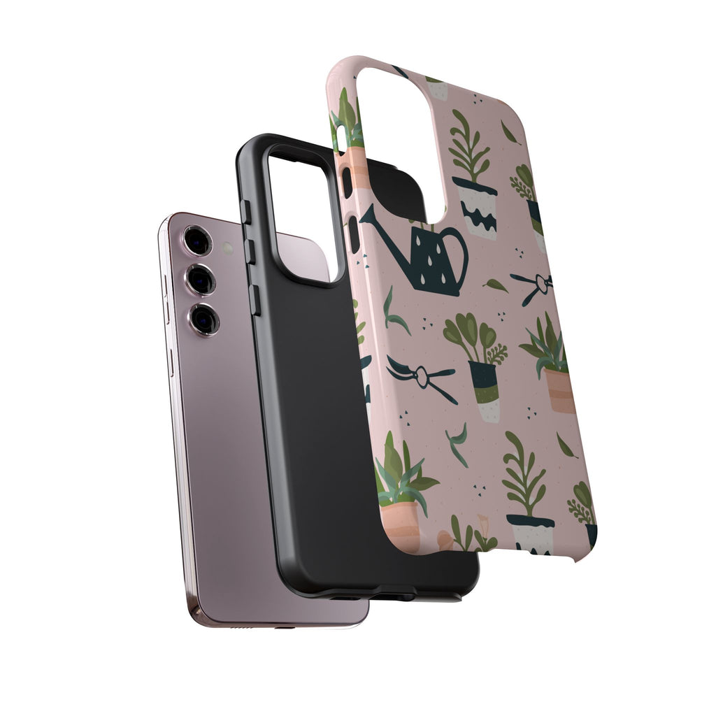 Floral Phone Case, Cute Plant Lover Case, Gift for Gardeners, Phone Cover, Green Thumb Accessories, Mother's Day Gift