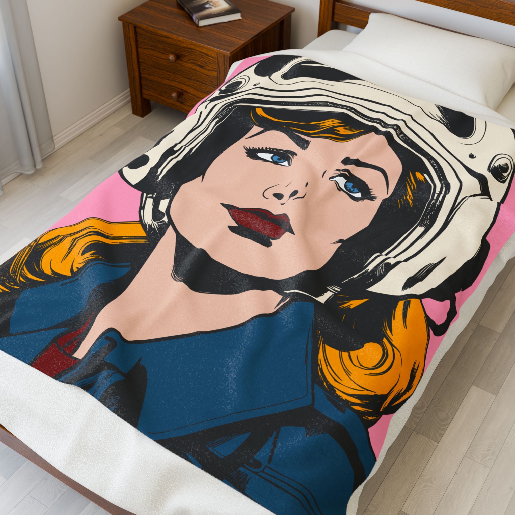 Race Day Cozy – Blanket for Girls Who Love Speed