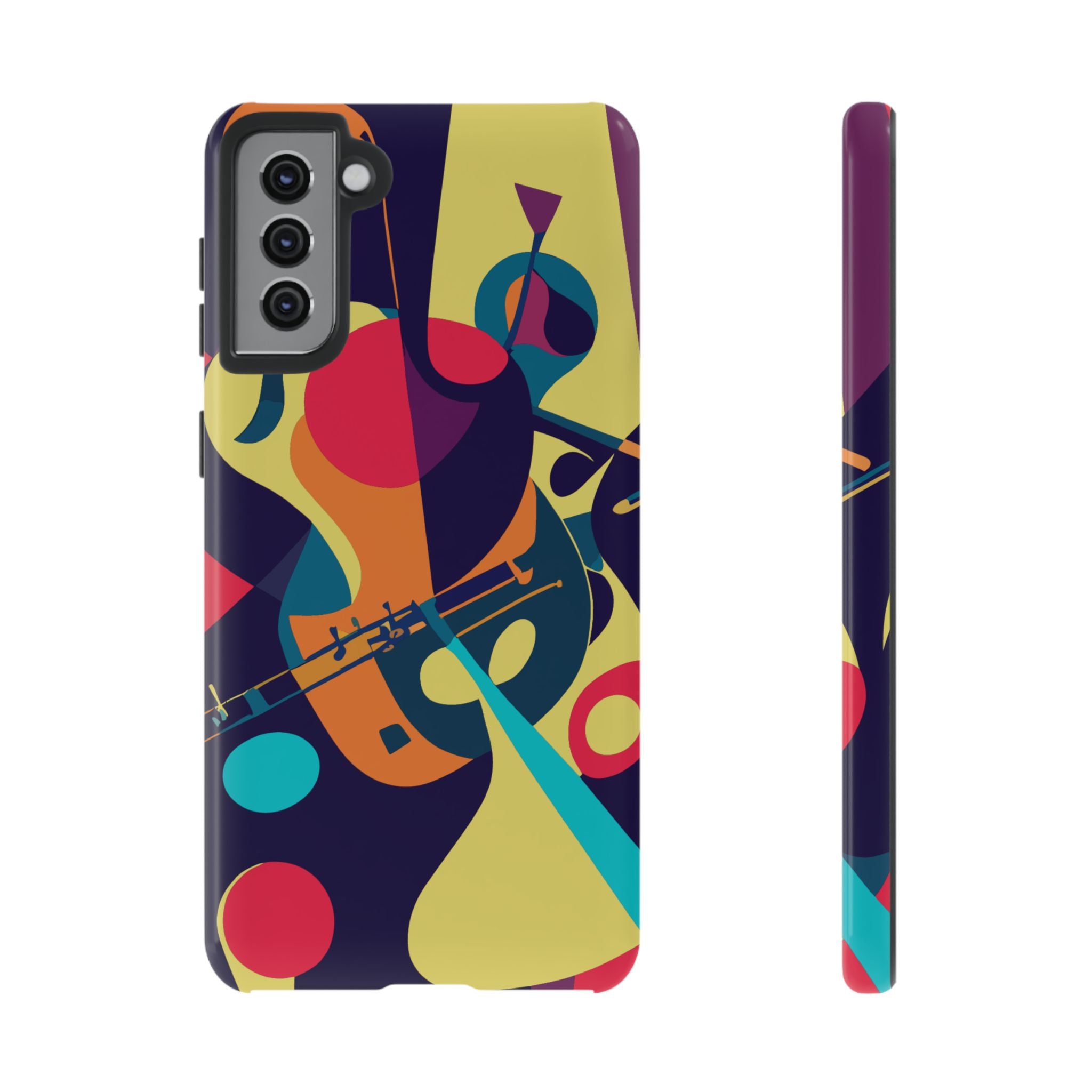Vibrant Guitar Phone Case - Tough Cases for Music Lovers, Colorful Phone Cover, Gifts for Musicians, Artistic Mobile Accessories, [...]