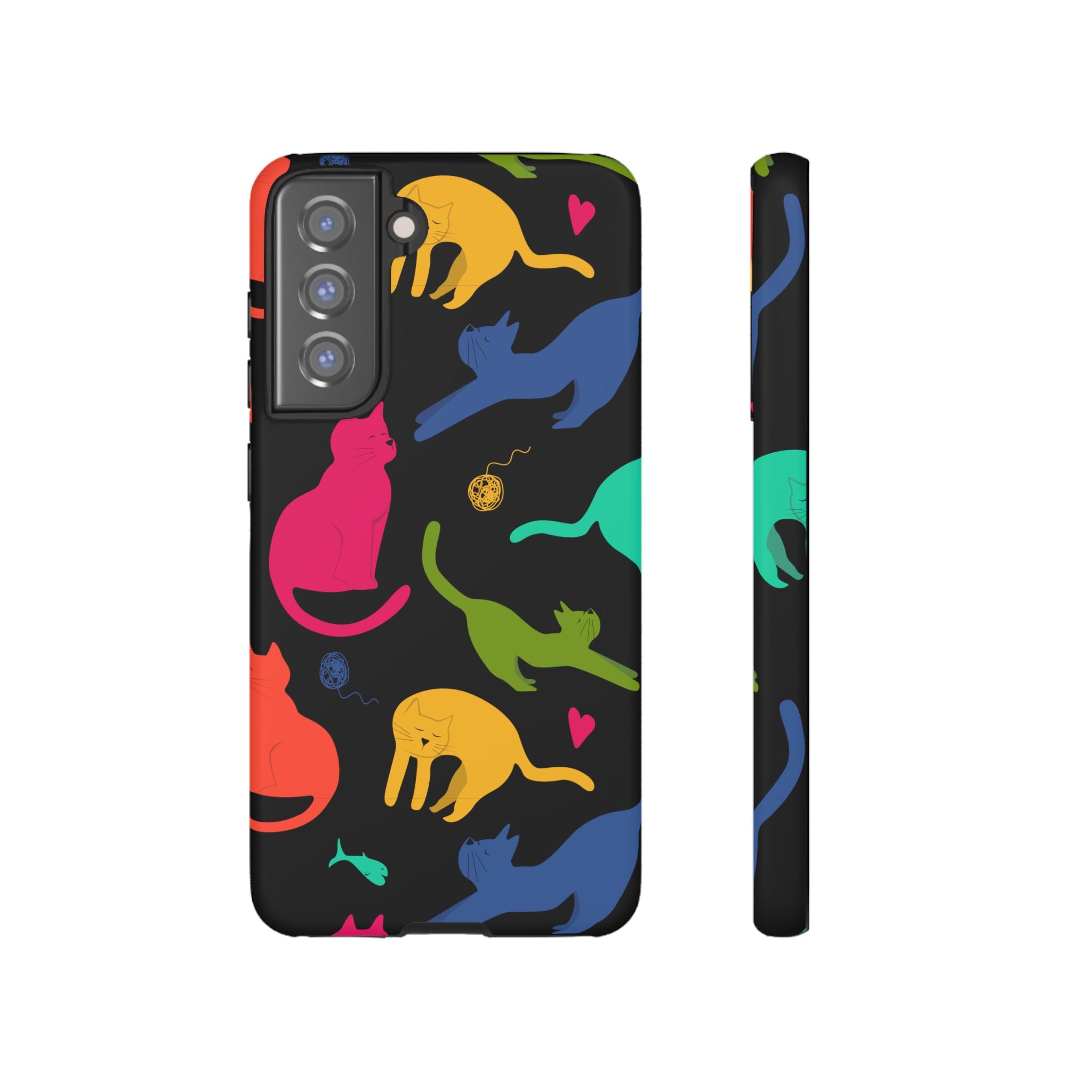 Colorful Cat Phone Case - Fun Pet Lover Accessory, Paw-some Gift for Cat Owners, Colorful Protective Cover, Cute Animal Phone [...]