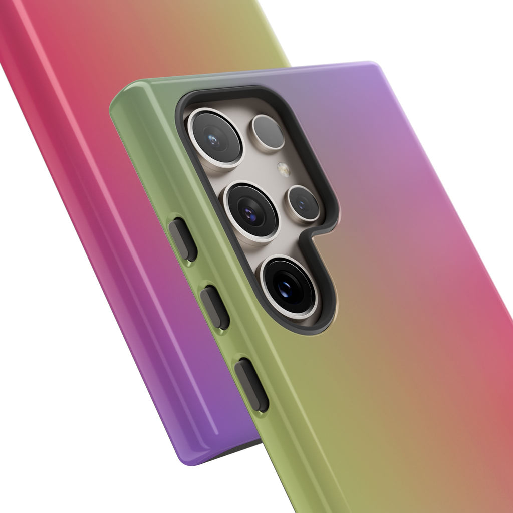 Gradient Phone Case, Tough Cases, Colorful Tech Accessory, Modern Phone Protection, Trendy Gift for Friends, Birthday, Holidays